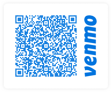 A QR code with the word 'Verve' written vertically next to it in blue text.
