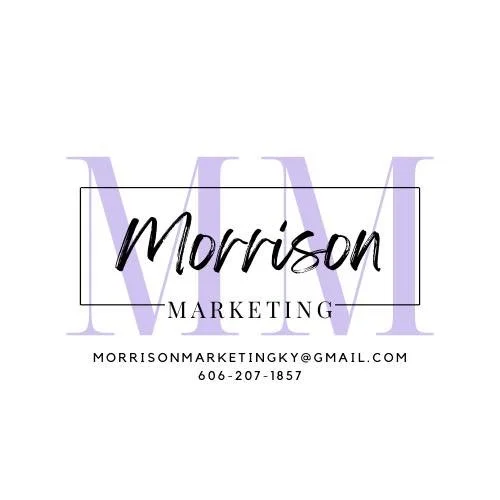 Business card for Morrison Marketing with the email morrisonmarketingky@gmail.com and phone number 606-207-1857.