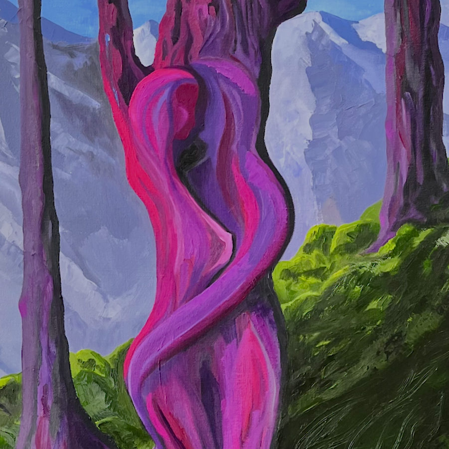 Deeply+Rooted+Connection.png,  Original+Oil+Painting+by+artist+Peggy Schulz+PSmodernart.comnting