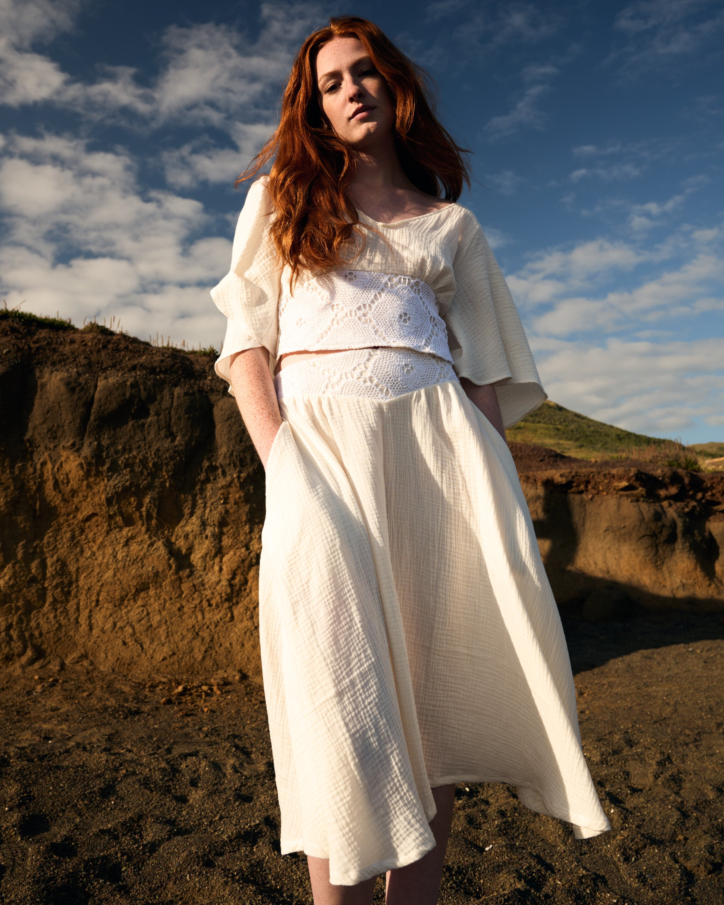 Seashell Crochet Skirt Set