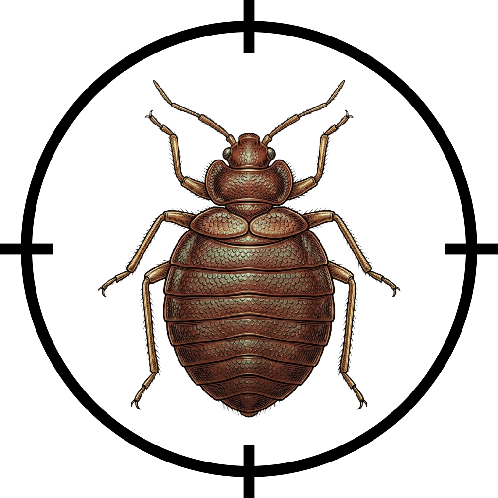 Bed bug identification for professional pest control and bed bug treatment.