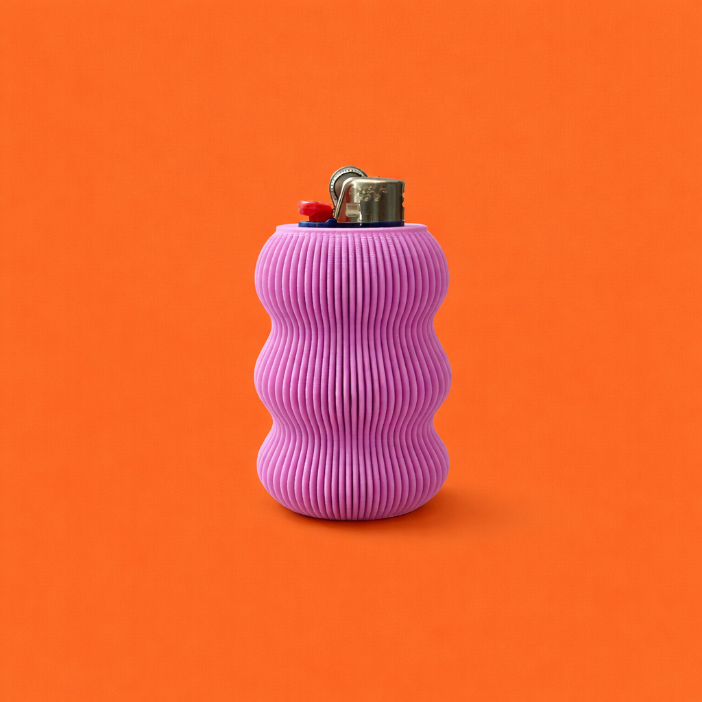 Funky Lilac Lighter Case
