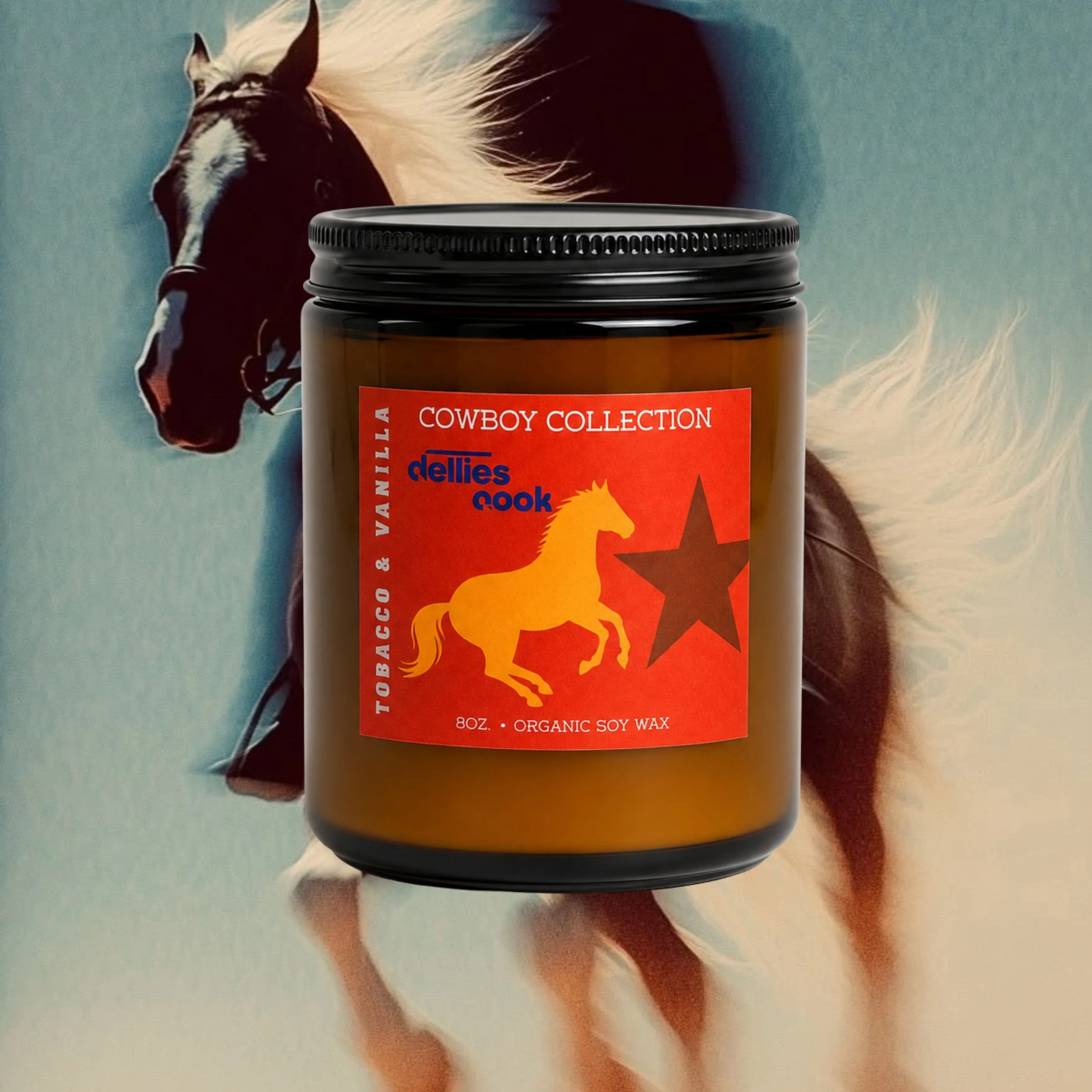 Cowboy Sweet Tobacco Vanilla Candle