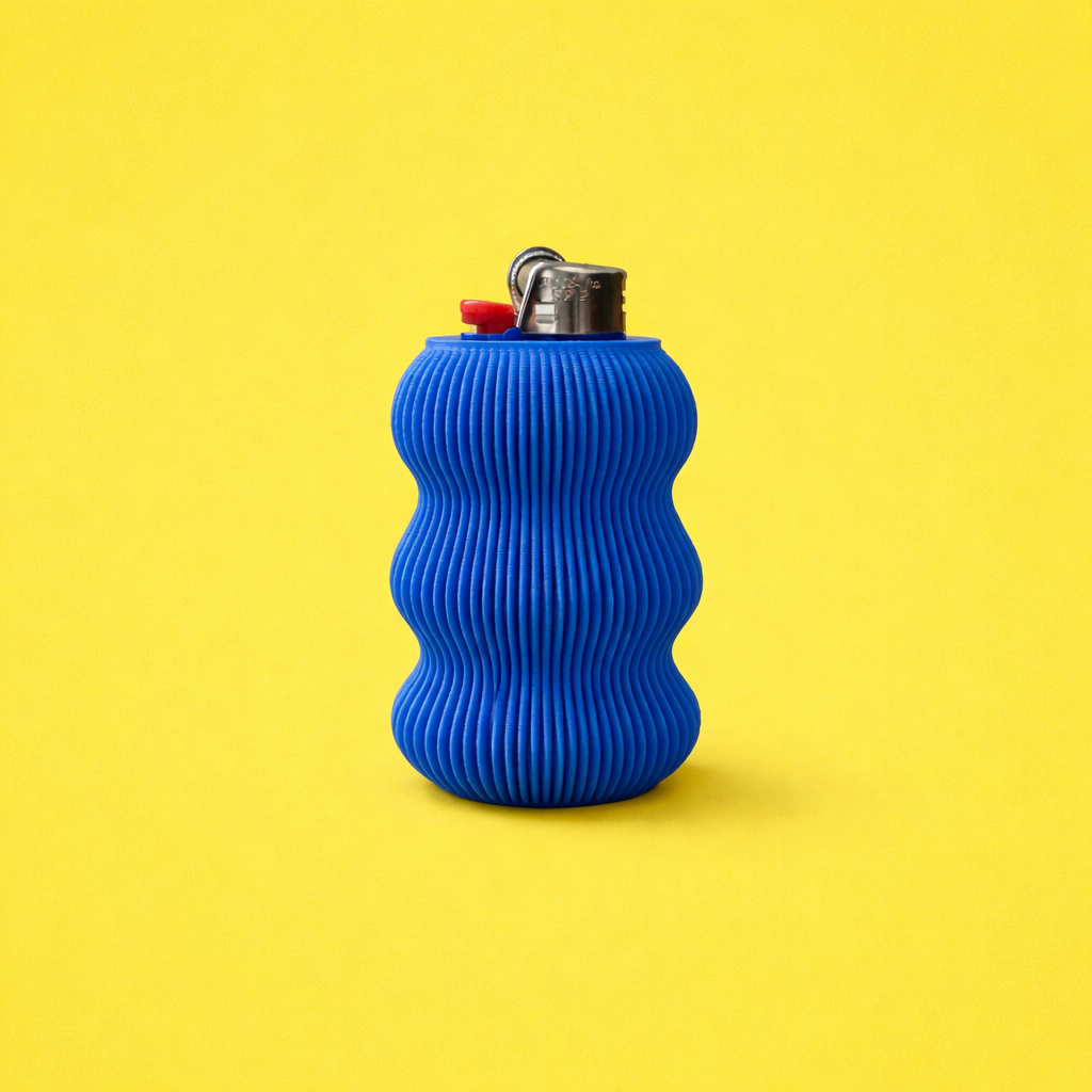 Funky Blue Lighter Case