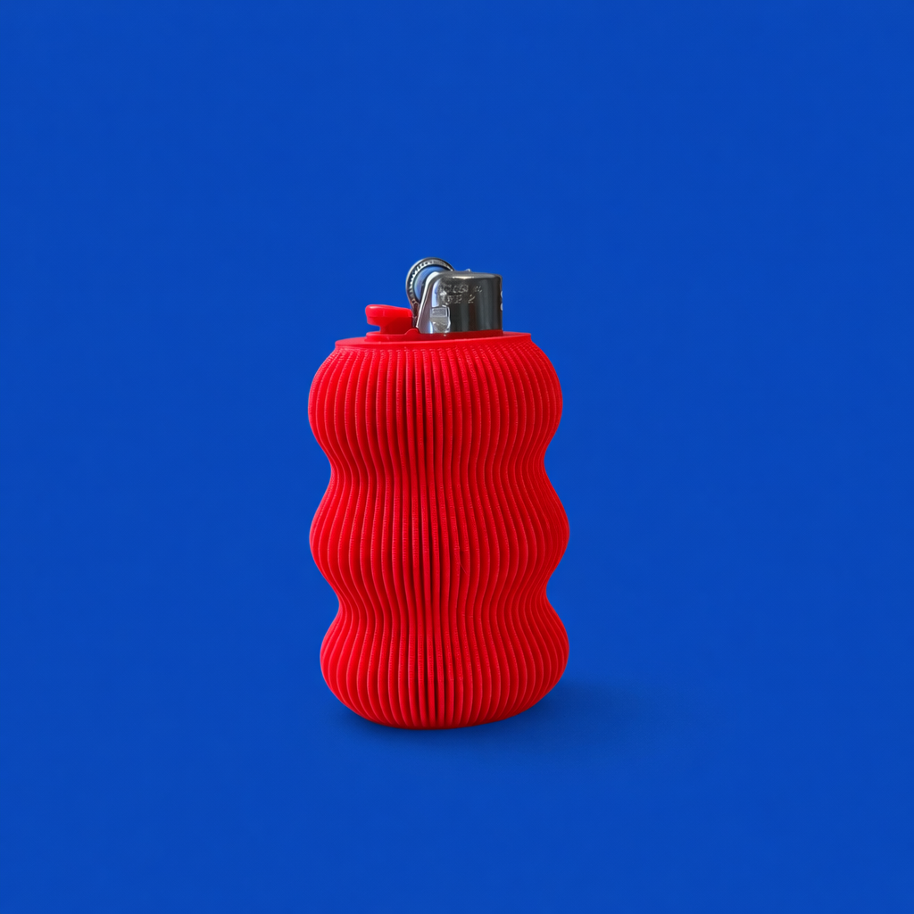 Funky Red Lighter Case