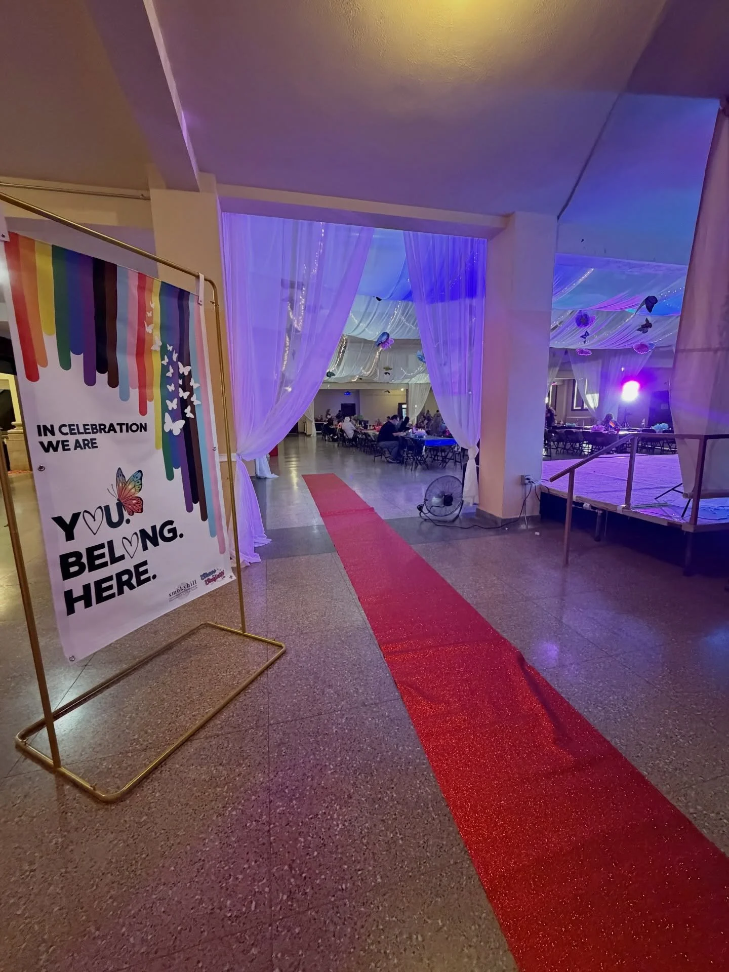 A few photos from tonight&rsquo;s setup in preparation for the Salina Pride Event happening tomorrow at The Temple! ✨

A huge thank you to Julie @qhorton87 for always being willing to jump in and help. We have so much fun together, and working with h