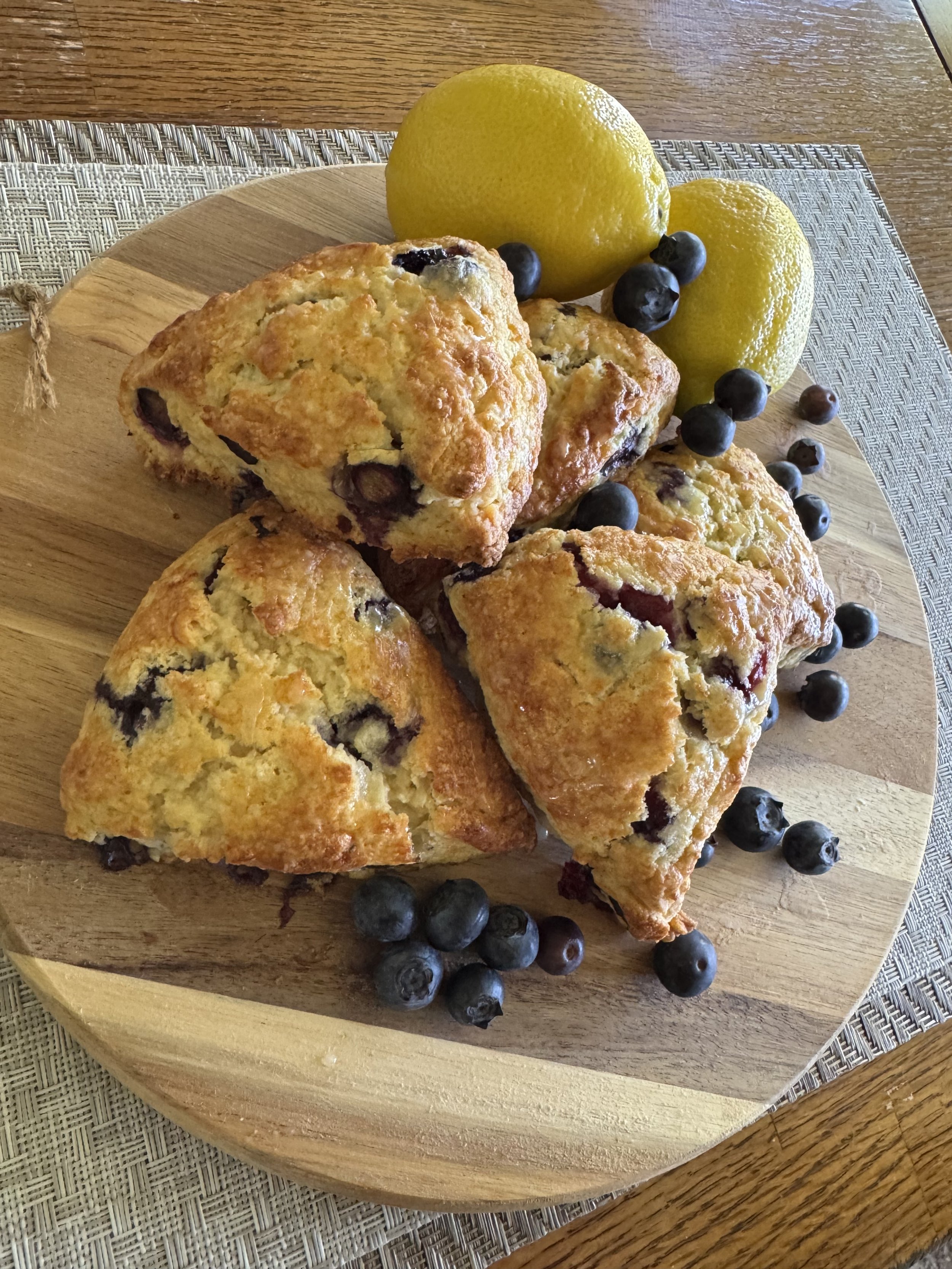 Blueberry Lemon Scone