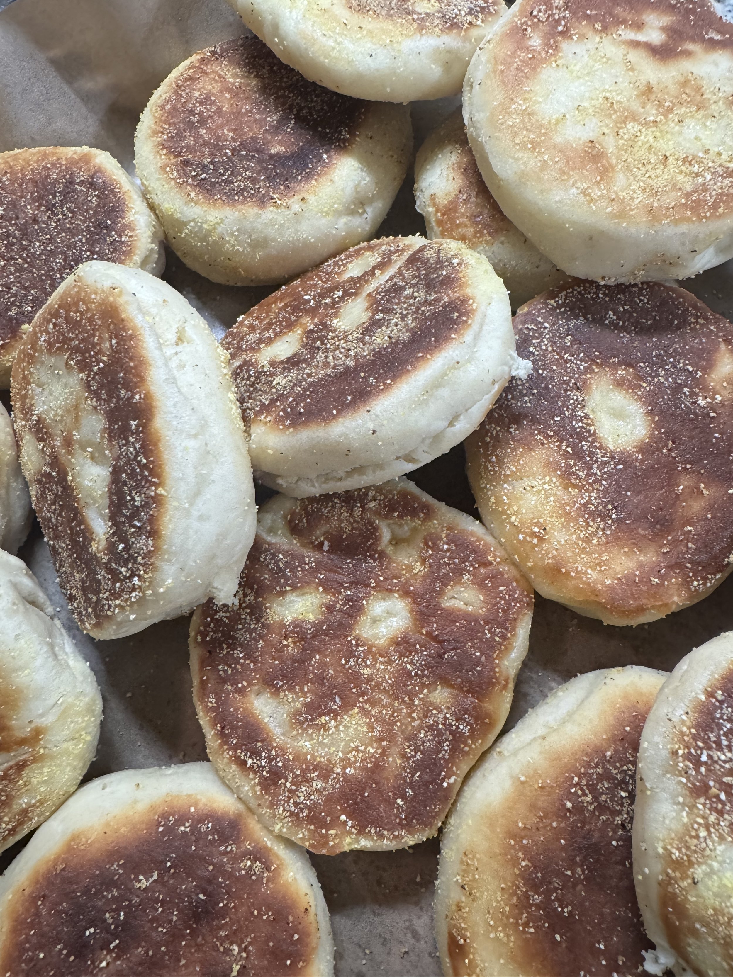 Eight Traditional English Muffins