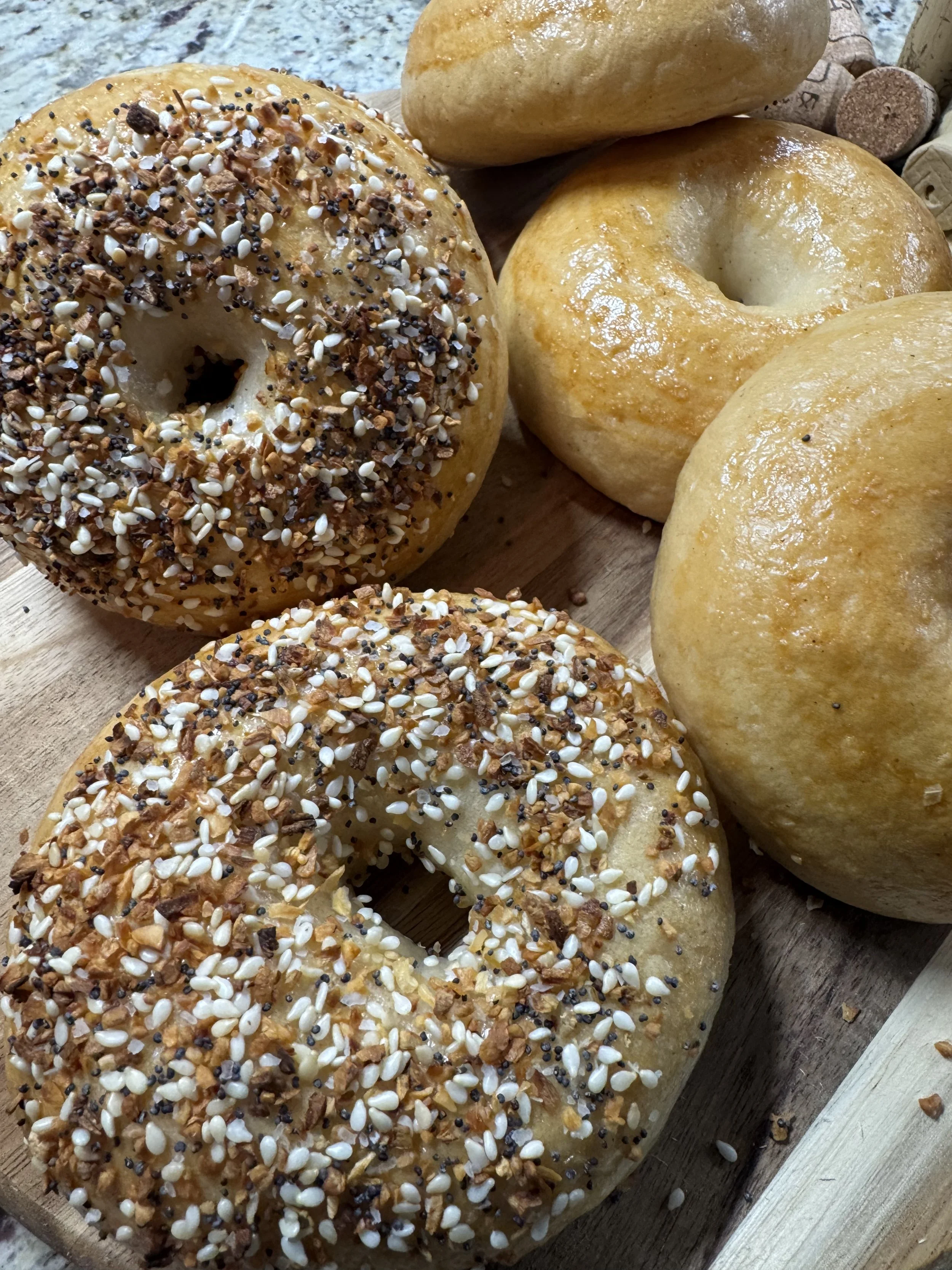 Six Traditional Bagels