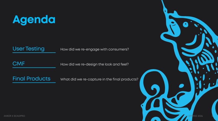 excerpt from final presentation to client