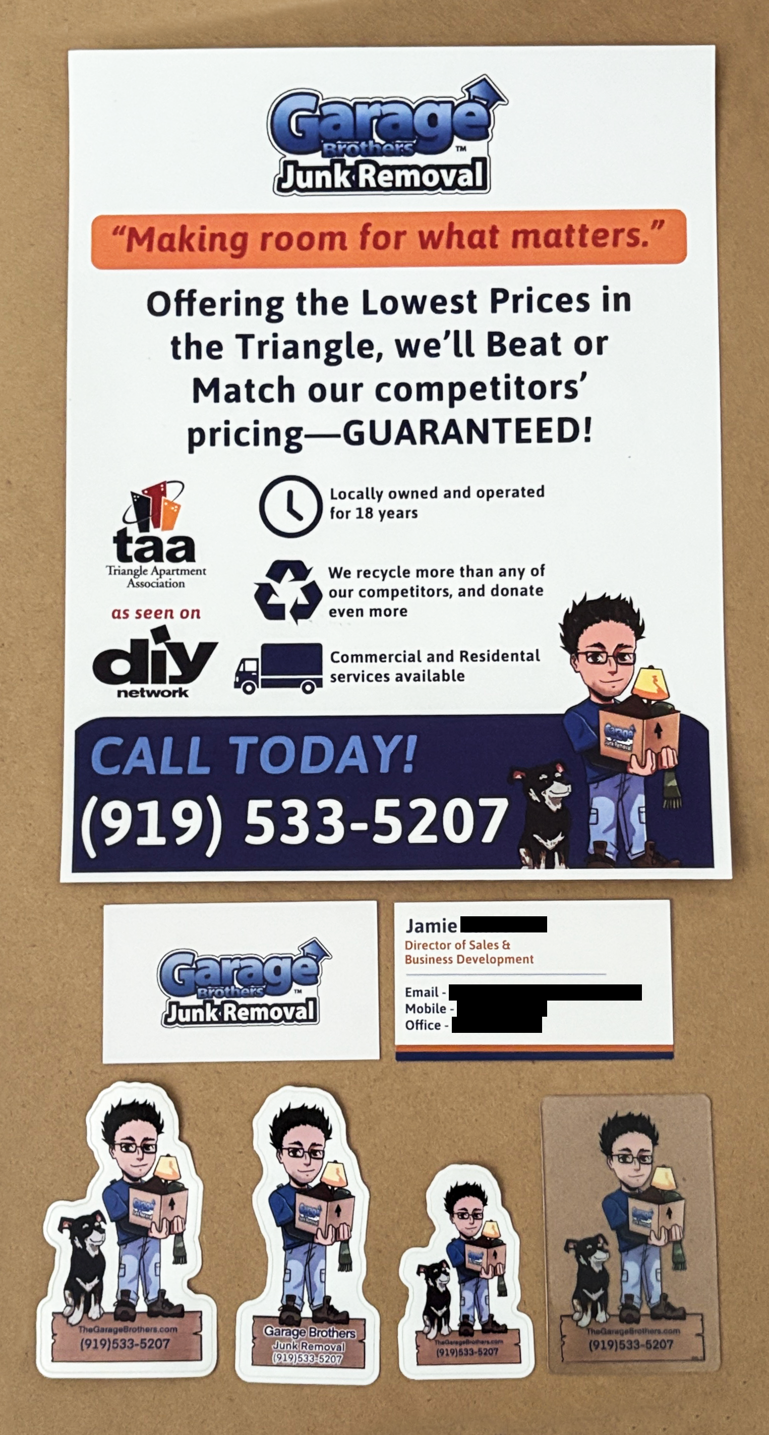 a branding package i assembled for Garage Brothers in 2026