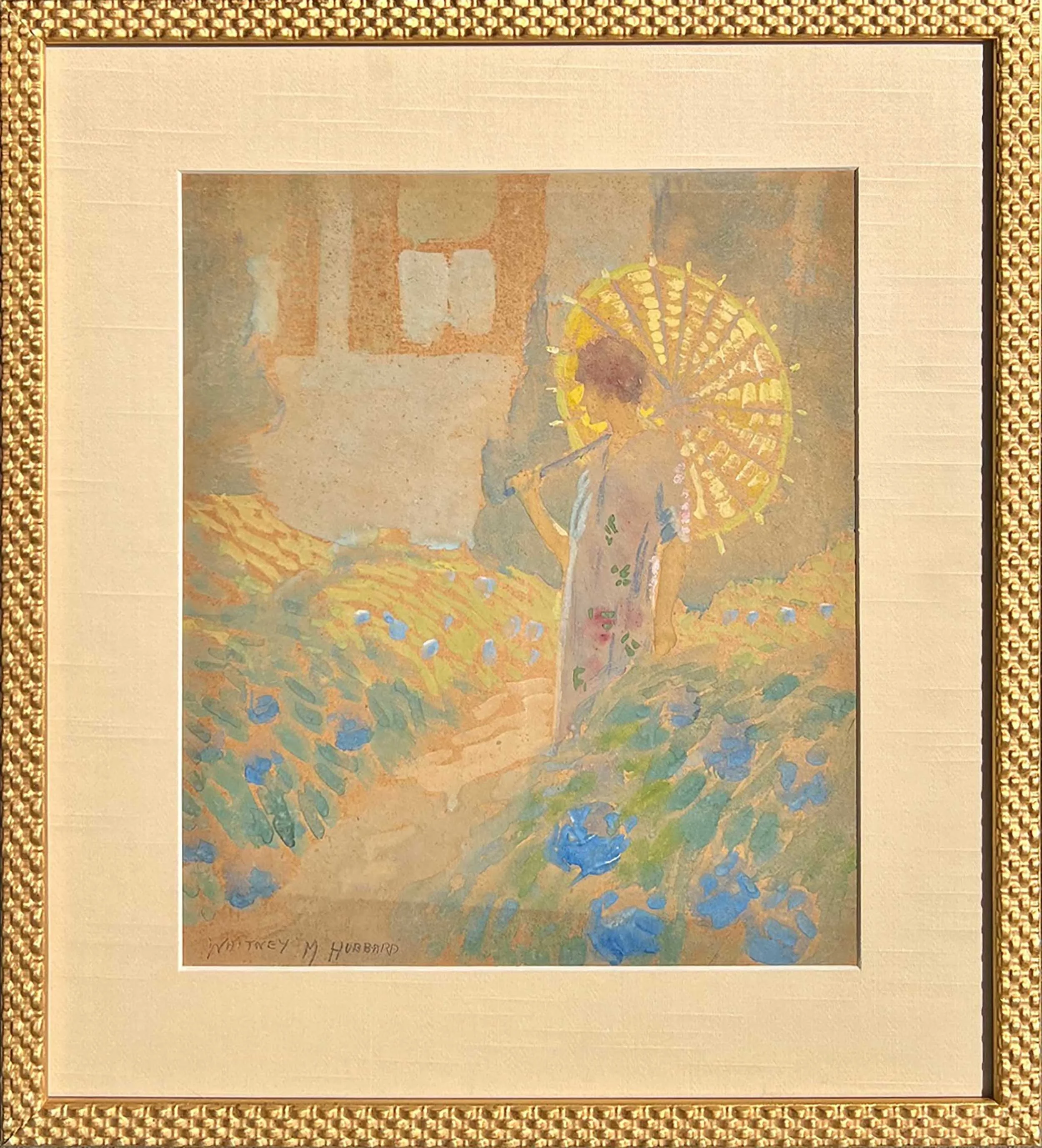 Hubbard-Whitney-Myron-Lady-with-Parasol-in-Garden-Framed.jpg