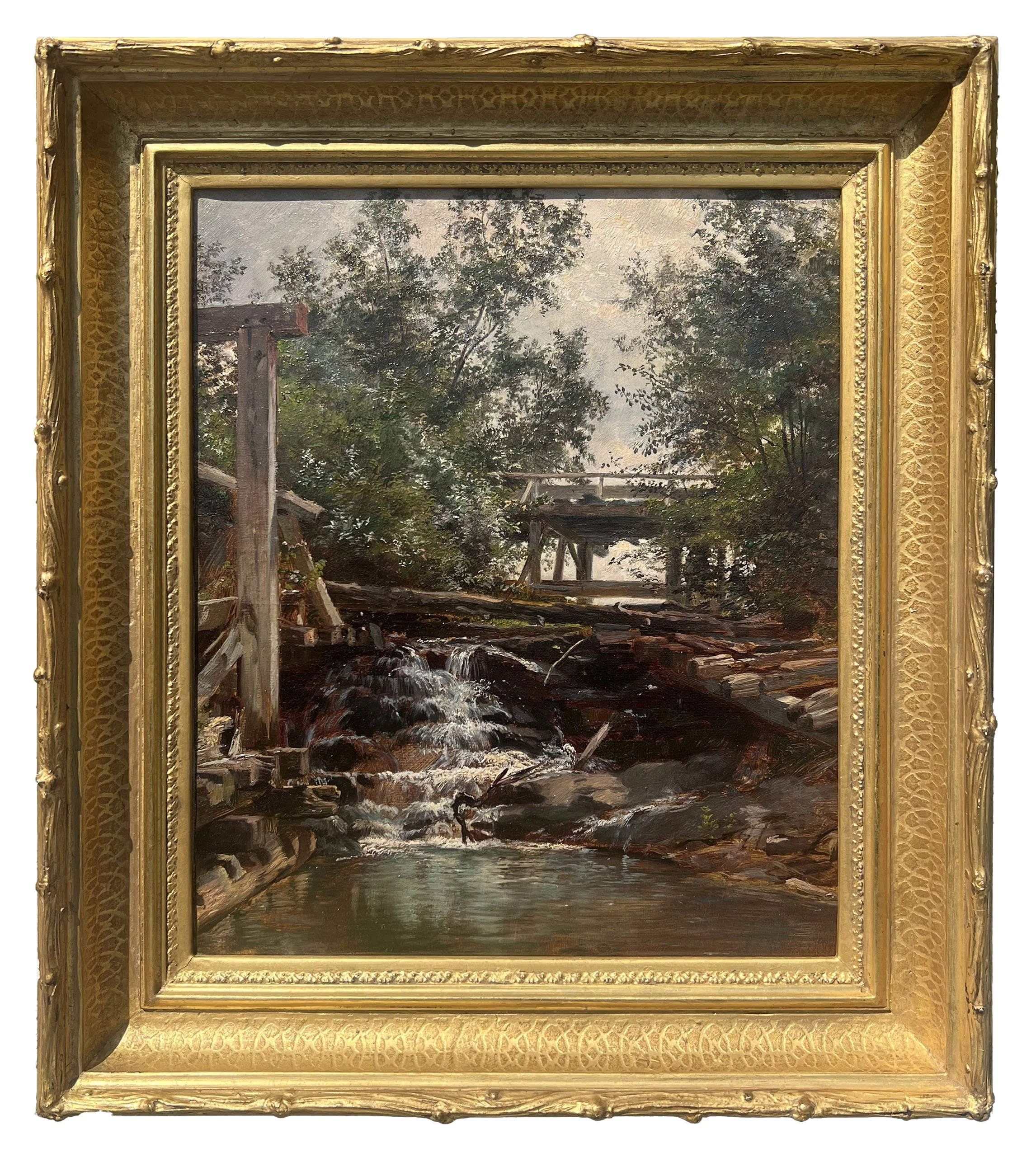 Custer-Edward-Waterfall-on-Millbrook-framed.jpg