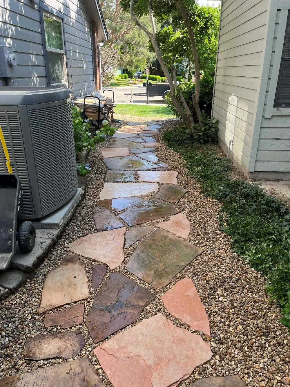 Flag Stone Before and After 2