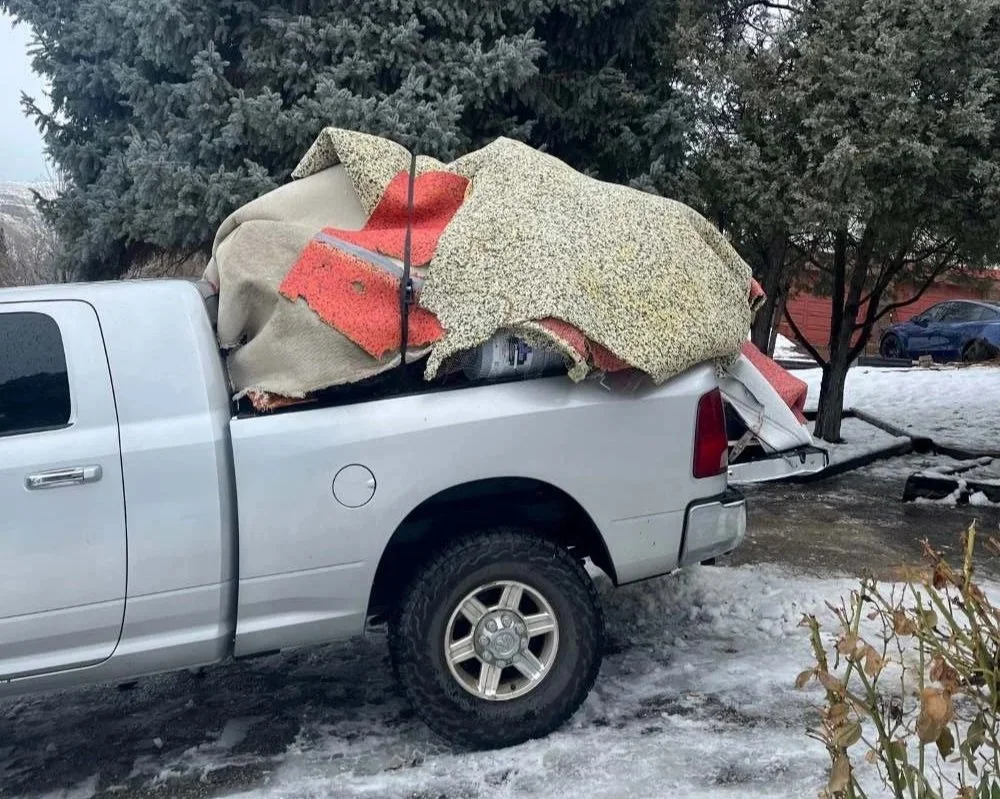 truck full of garbage