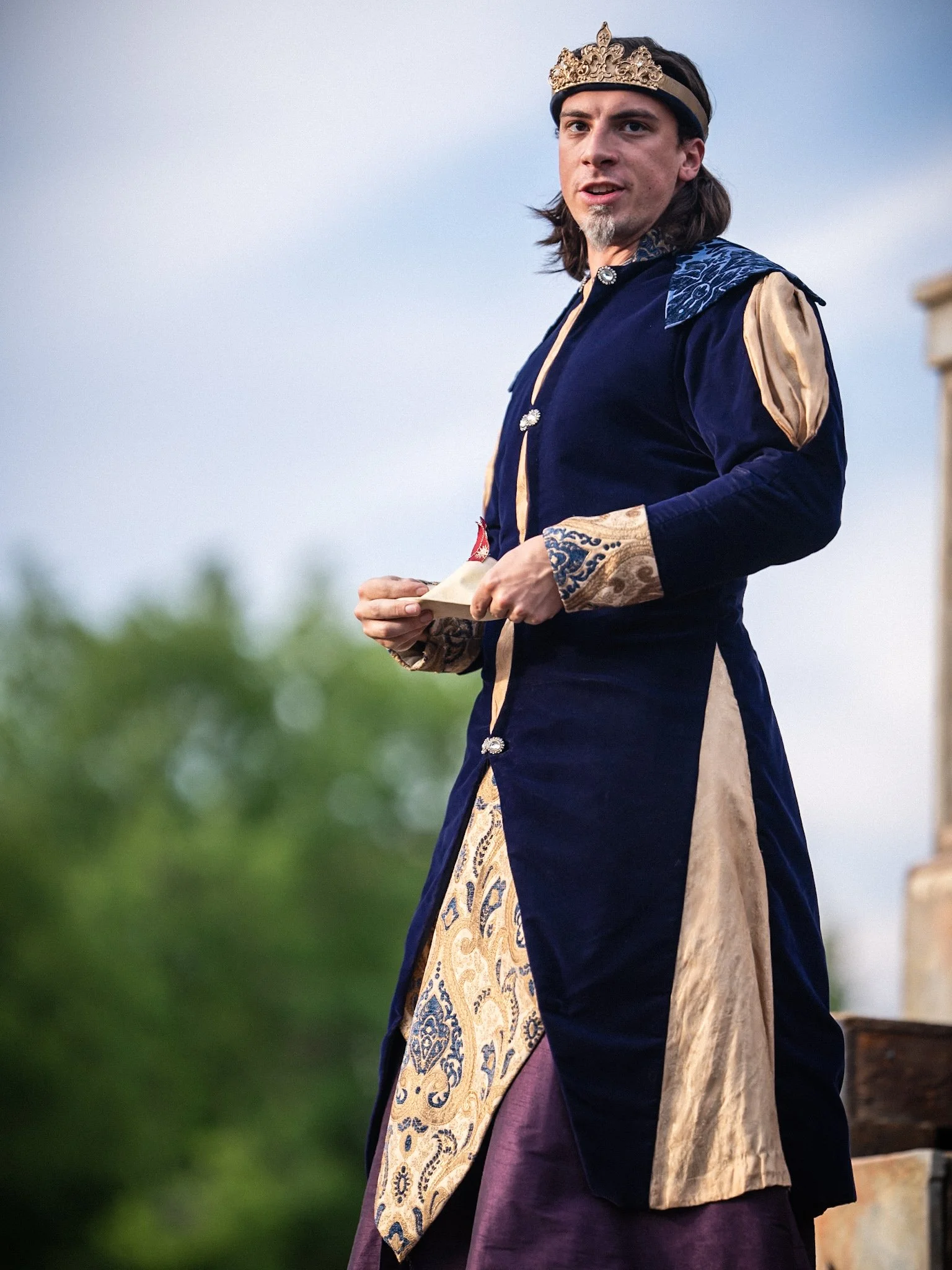 King of France, Henry V - Montana Shakespeare in the Parks | Photo Credits, R. Max Hill