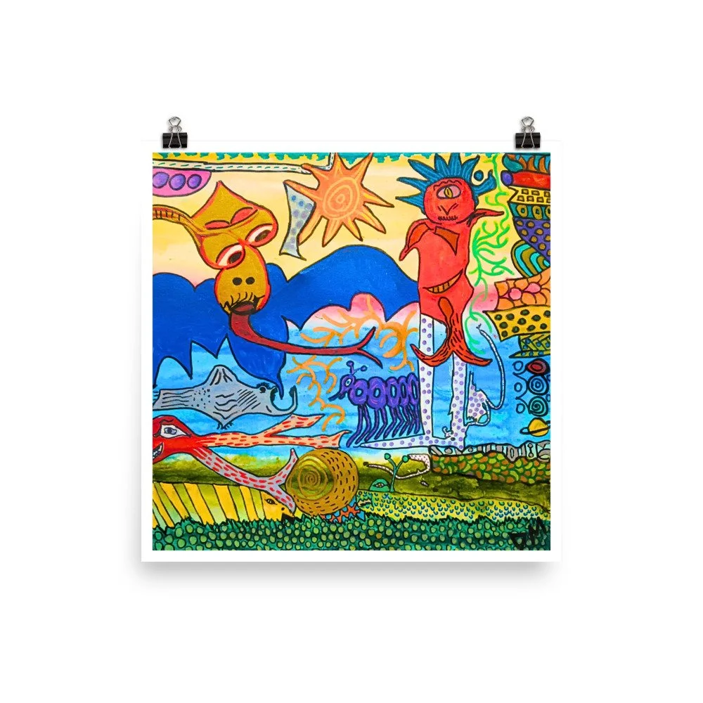 "Friends In Low Places" (unframed print)