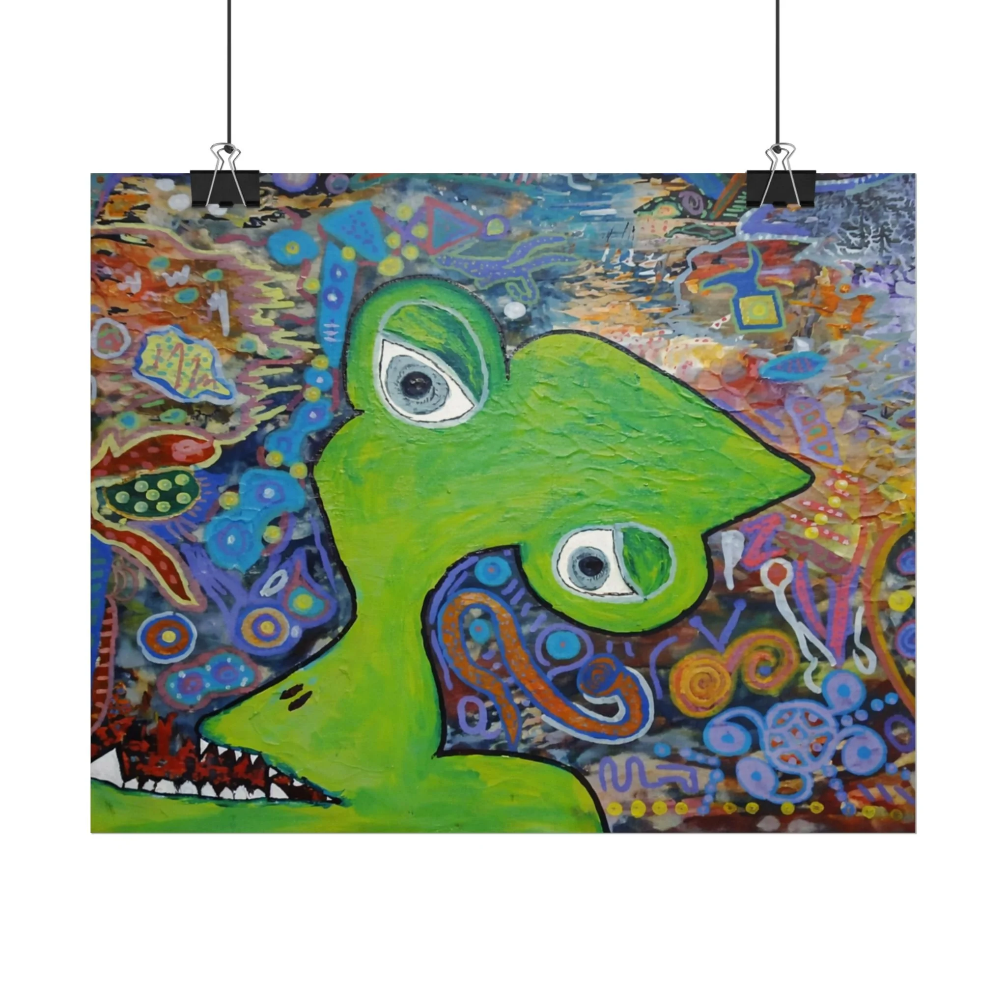 "Mr. Garbage Teeth" Rolled Matte Or Semi-Gloss Print