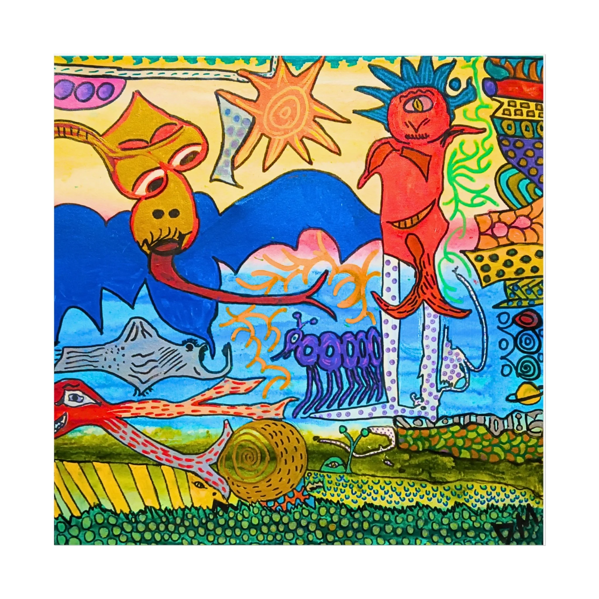 "Friends In Low Places" Print On Fine Art Paper