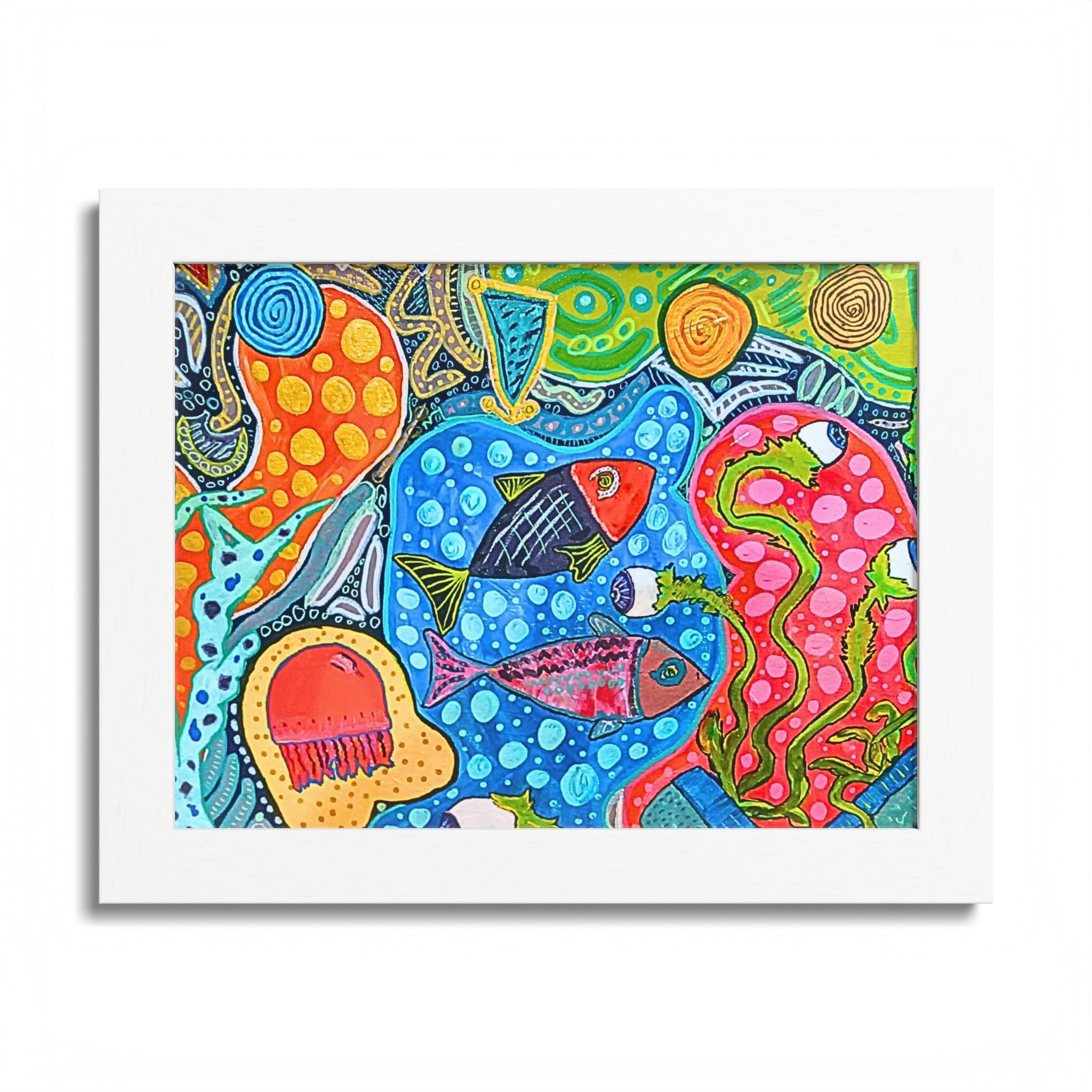 "Glub" Framed Print