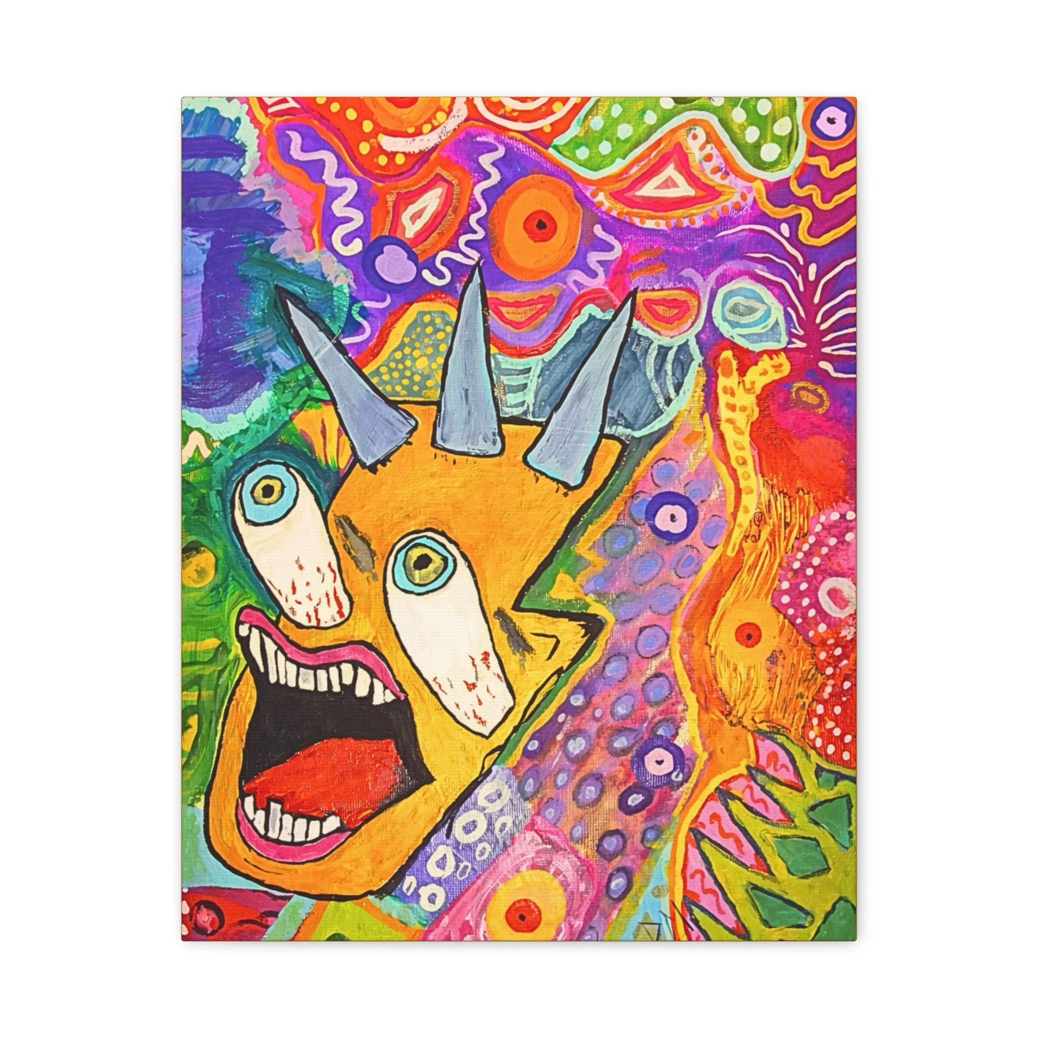 "Zoinks" Print On Stretched Canvas