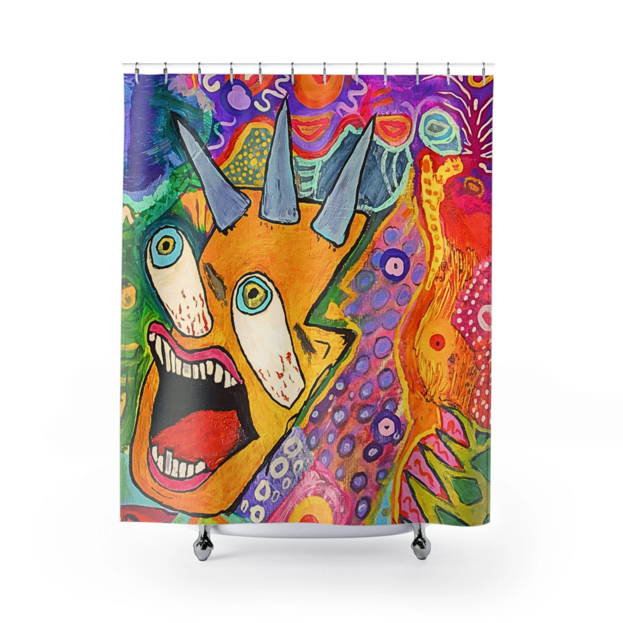 "Zoinks" On A Shower Curtain