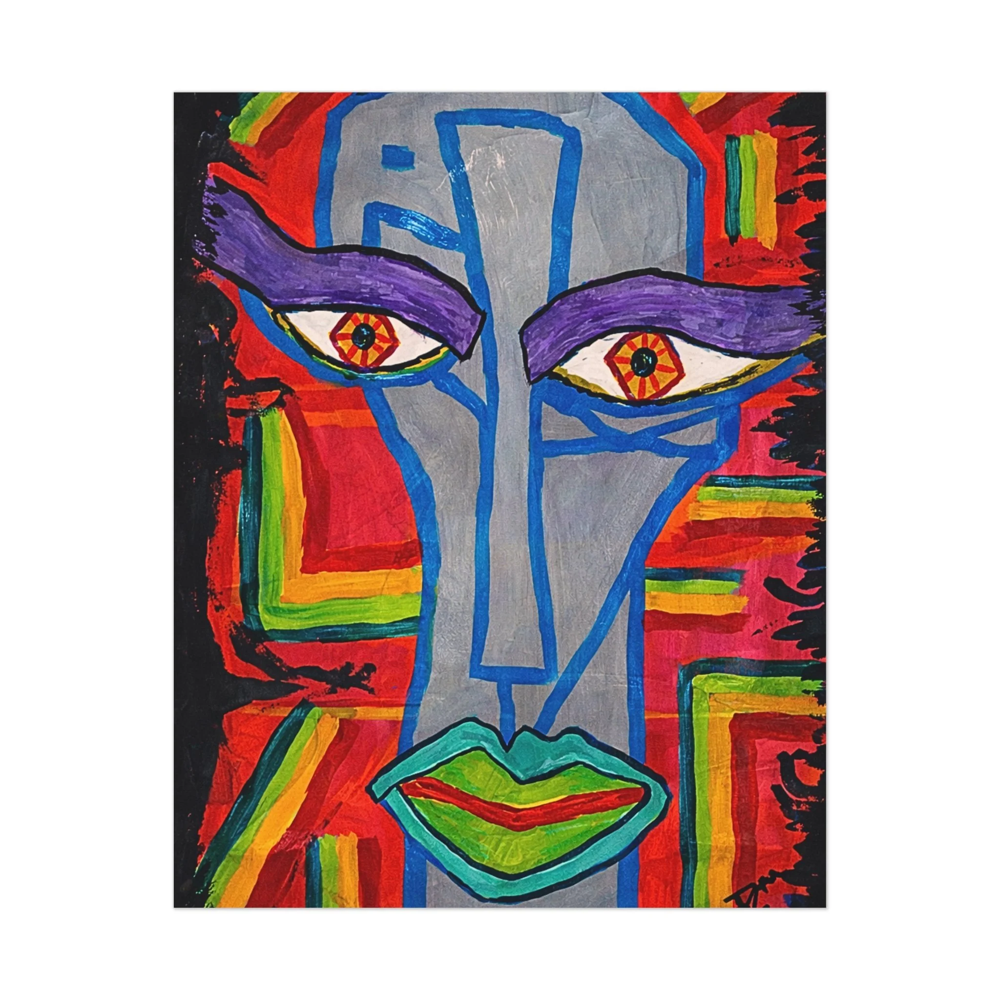 "McLips" Uncoated Print