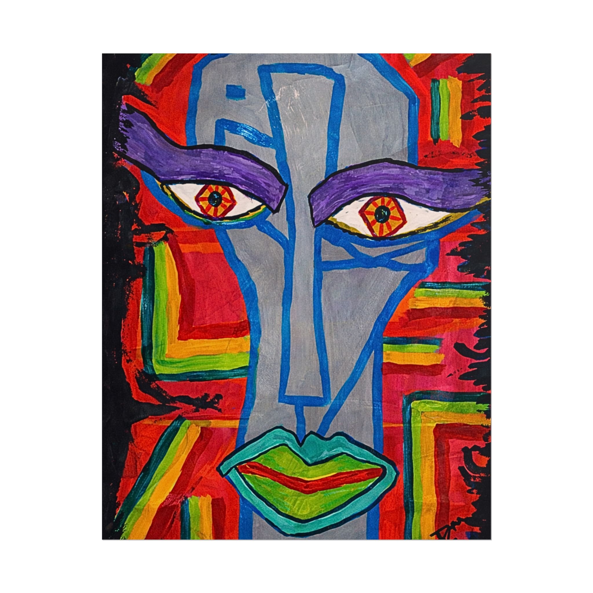 "McLips" Rolled Print