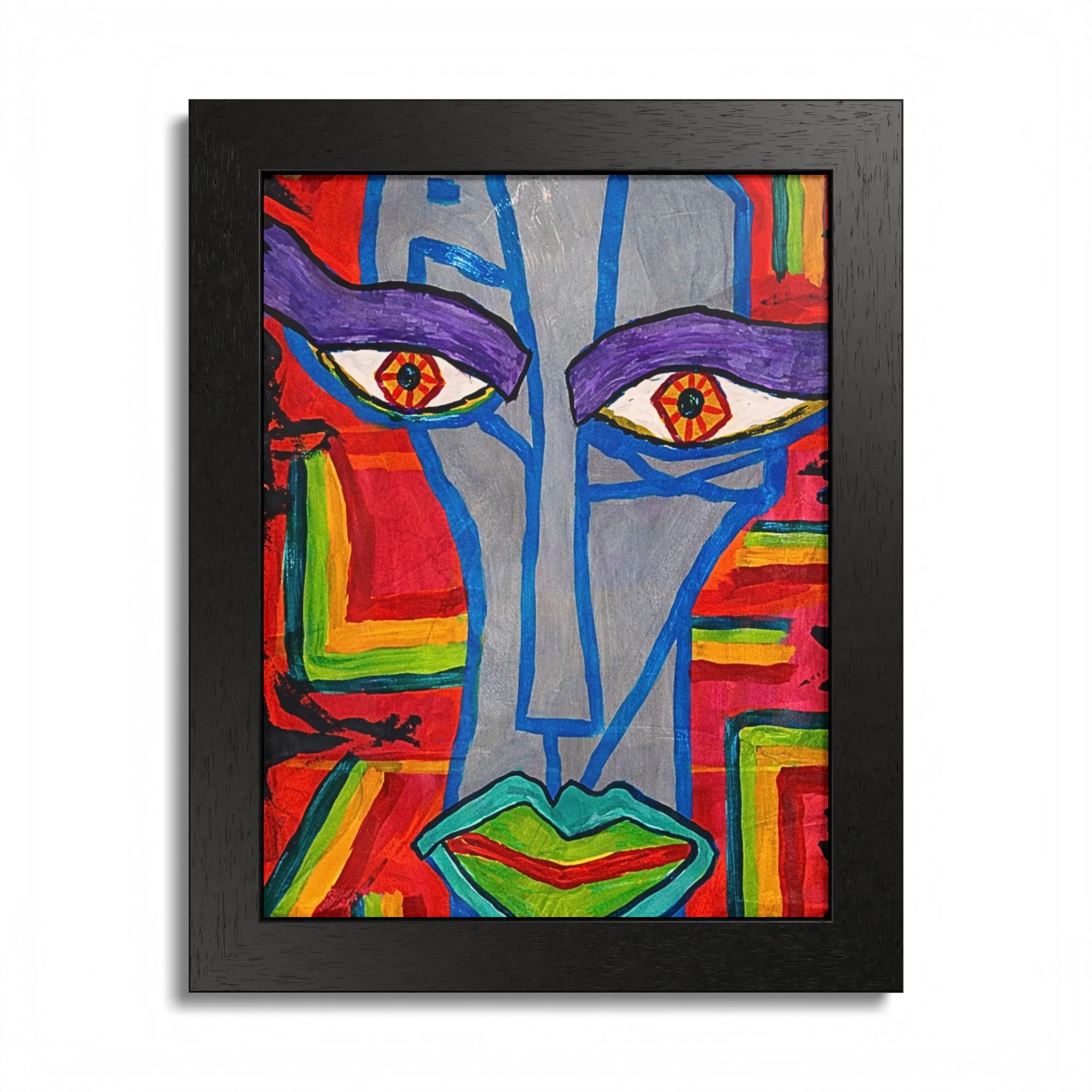 "McLips" Framed Print