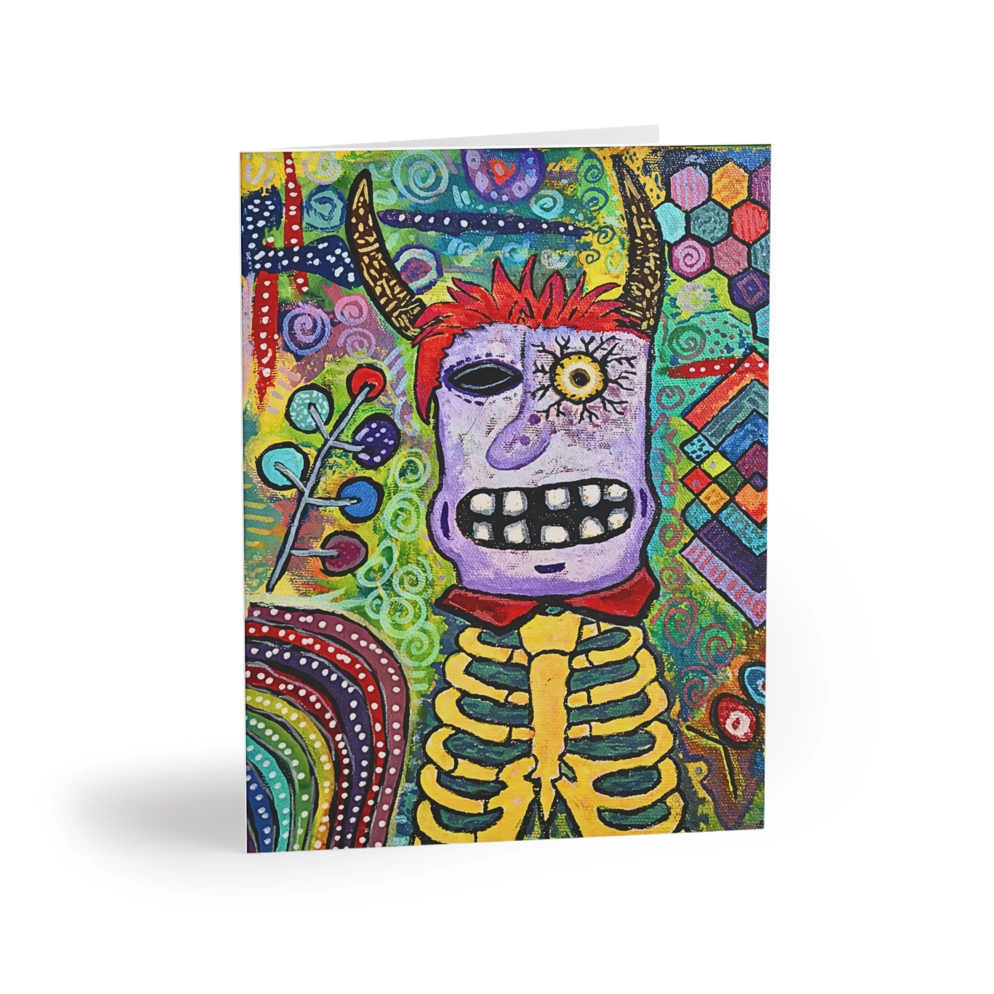 "Communicating In The Morning" On Greeting Cards