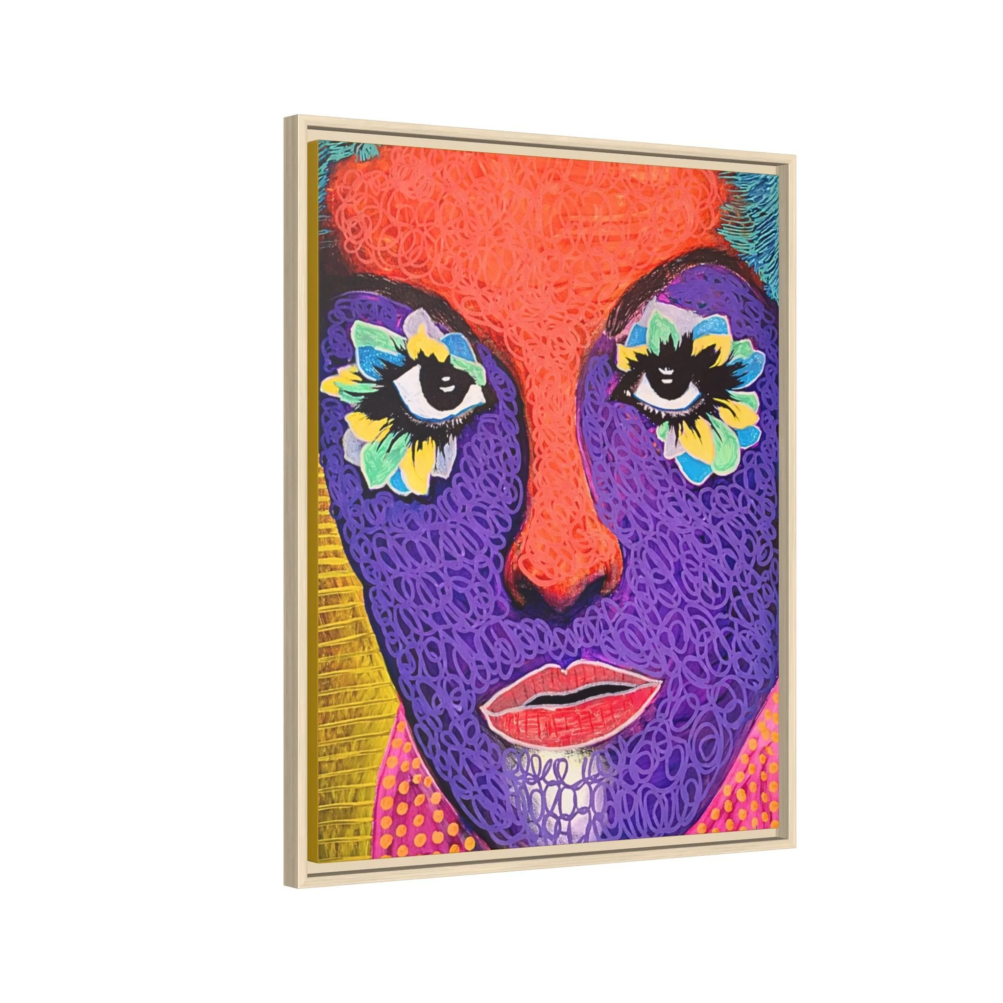 "It Gets The Hose Again" Framed Canvas Print