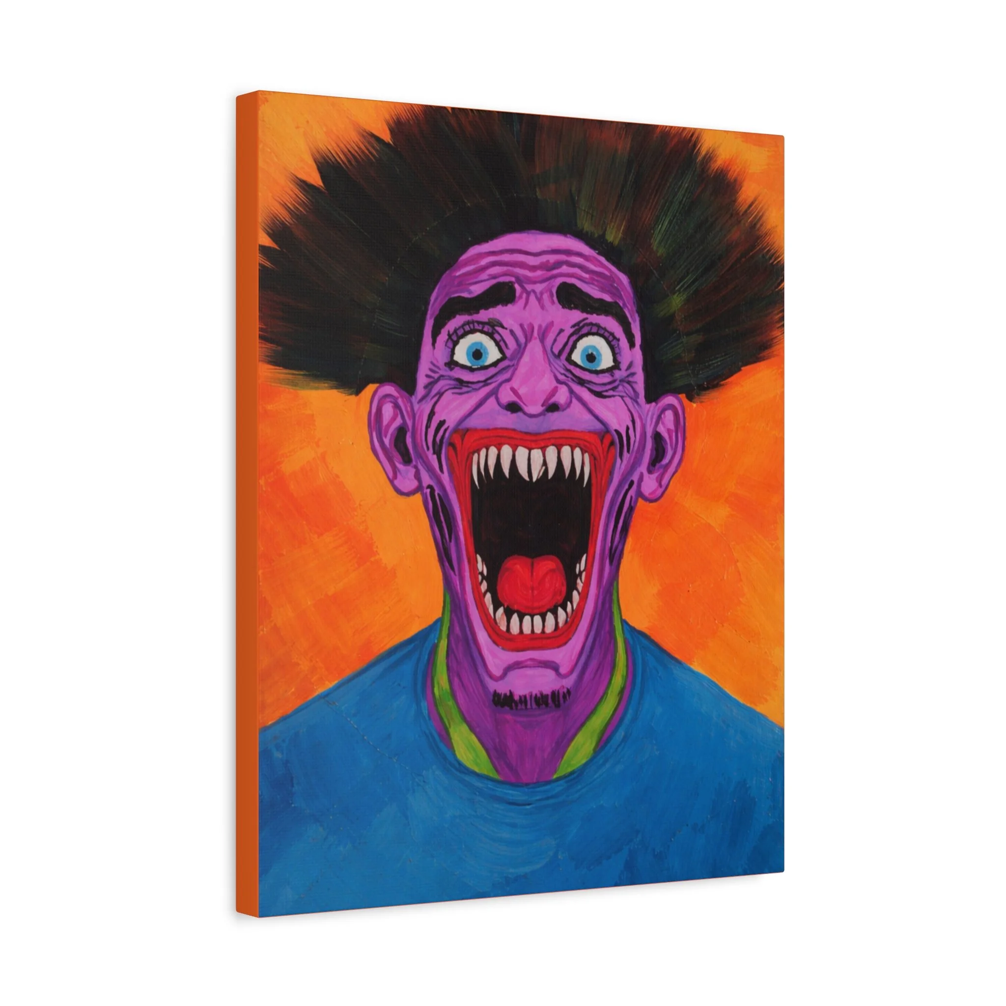 "Uncle Chuckles" Print On Stretched Canvas