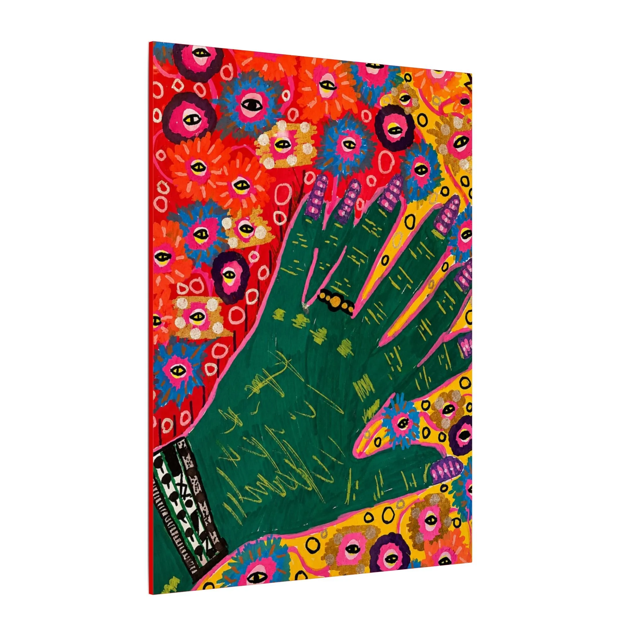 "Don't Touch Me" Print On Stretched Canvas