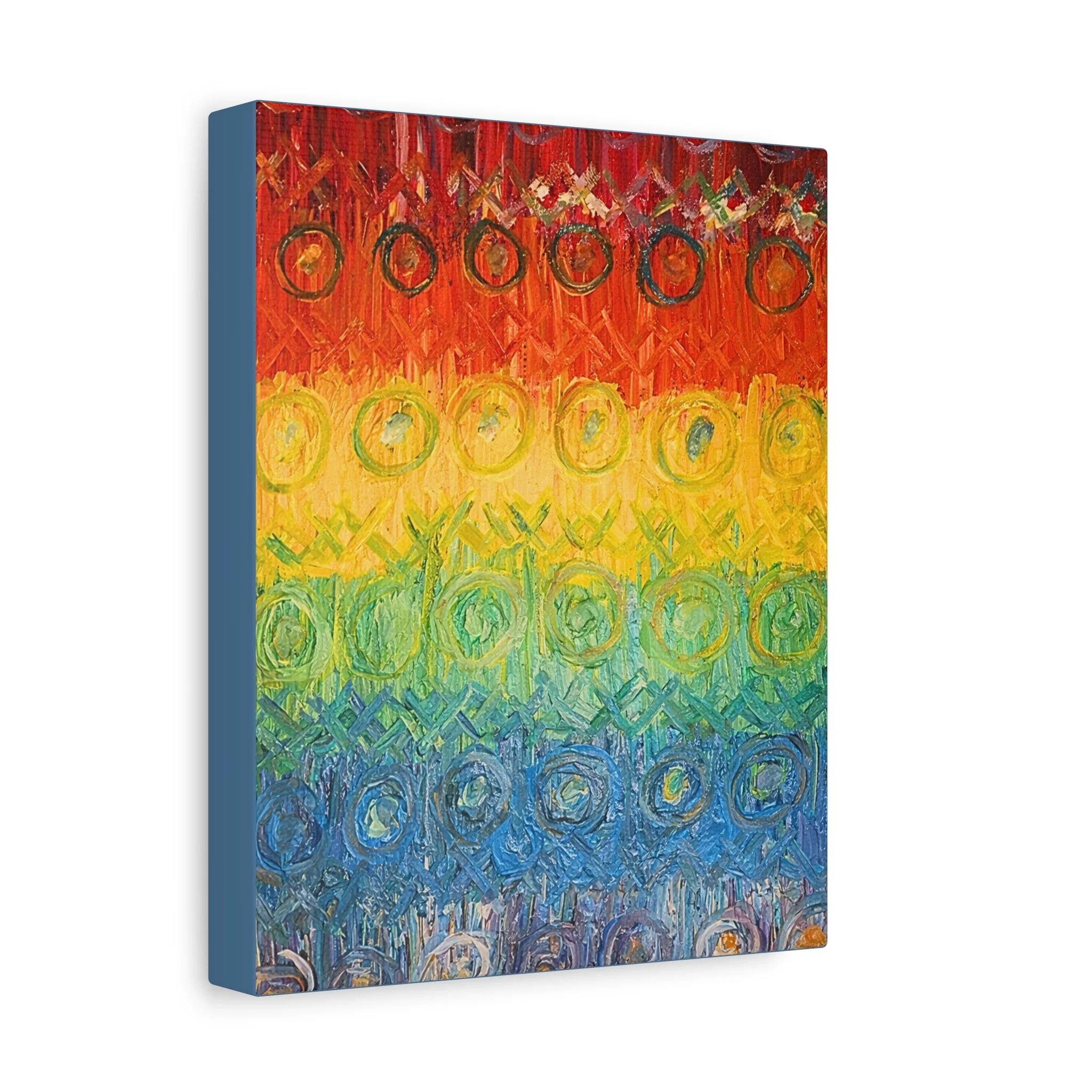 "Underground Rainbow" Print On Stretched Canvas