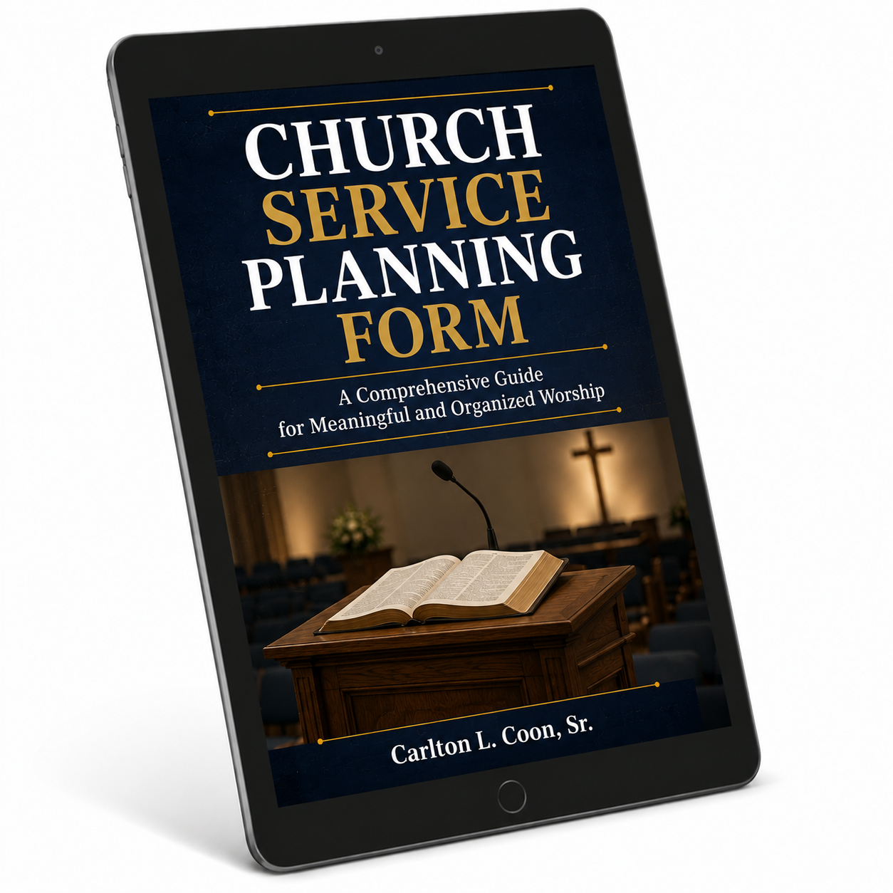 Church Service Planning Form