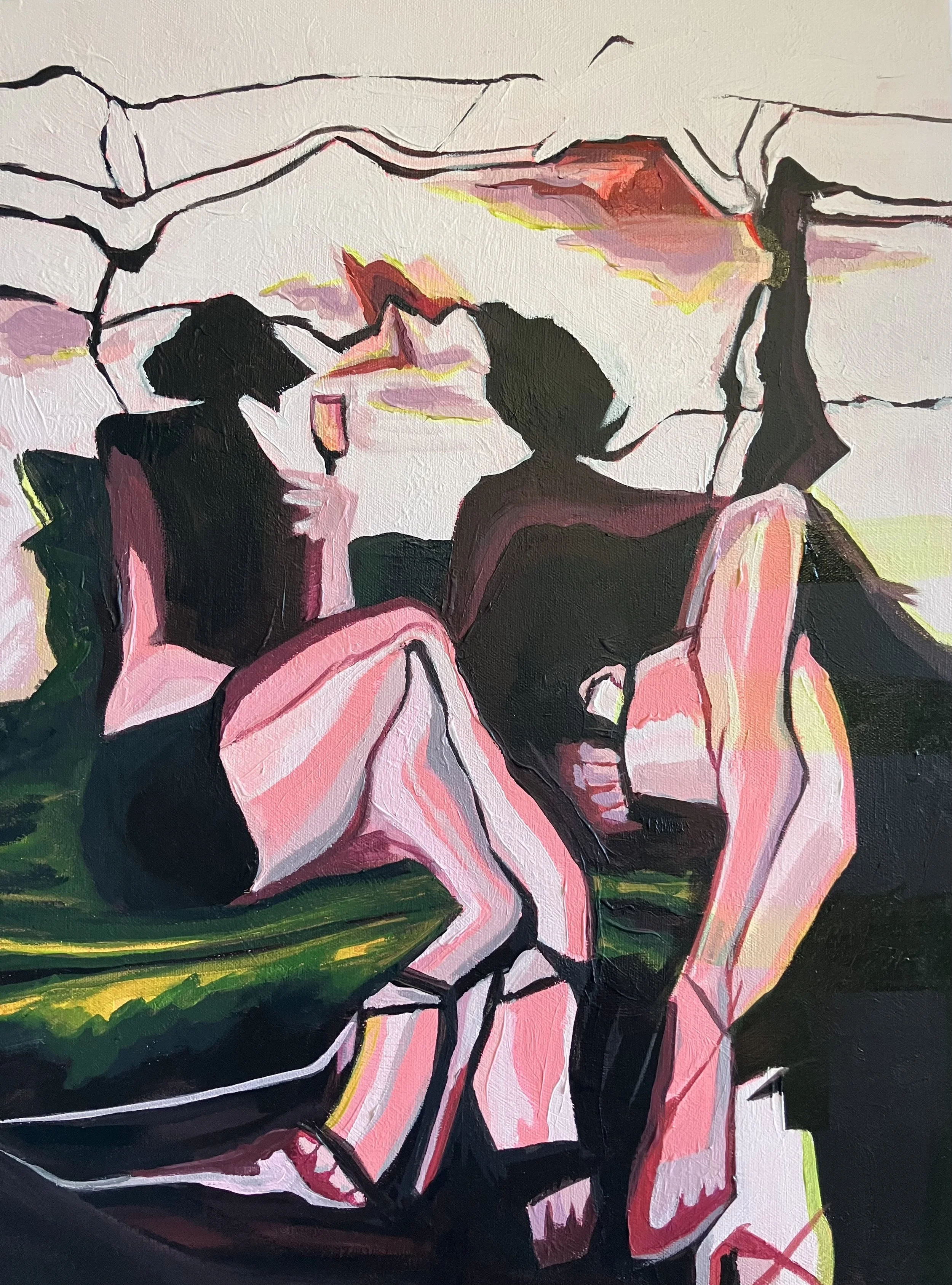 "i think we'll keep this one." 18"x24" acrylic on canvas, $500