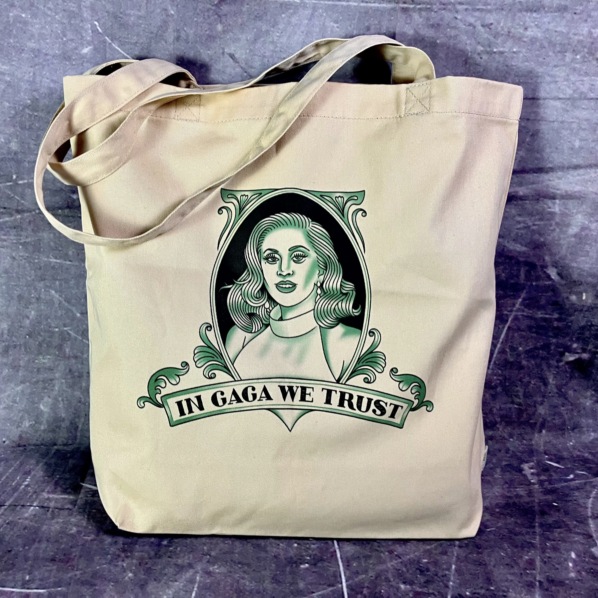 in gaga we trust tote