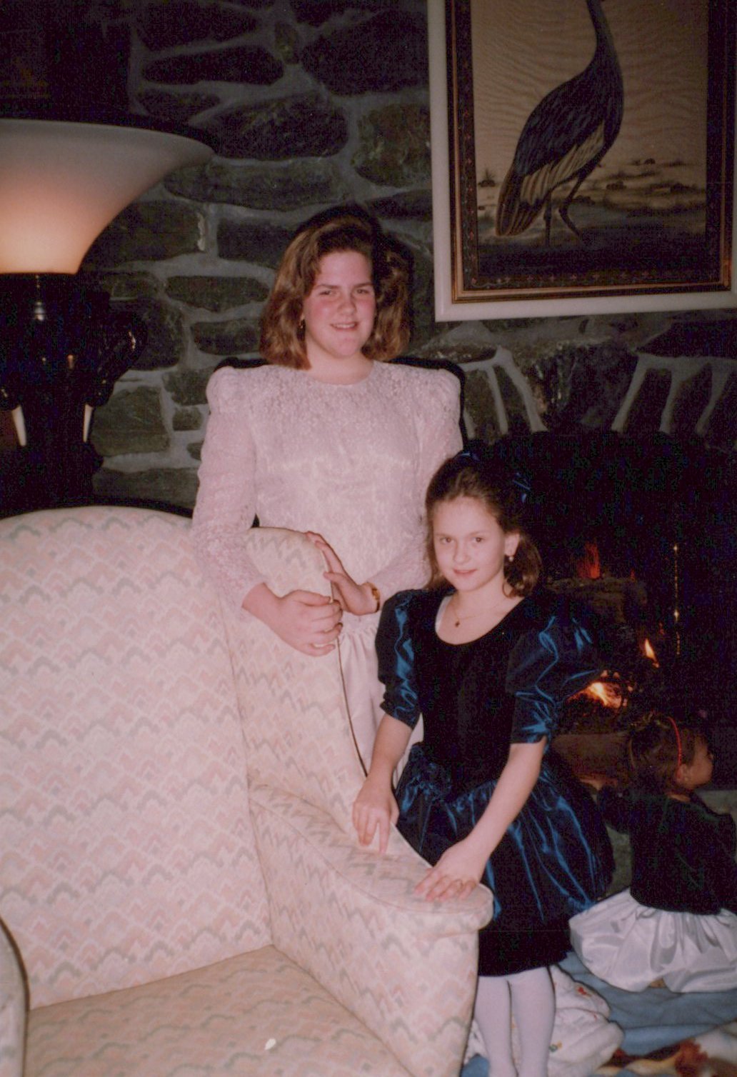 Dressing up with my sister