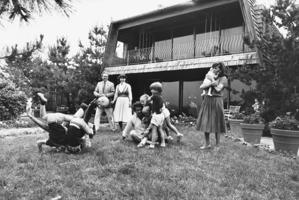 The Phillips family at play