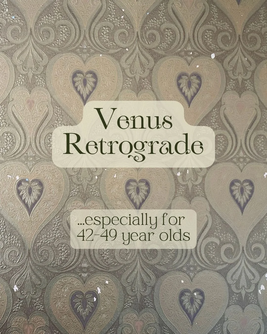Venus Retrograde…especially for 42-49 year olds