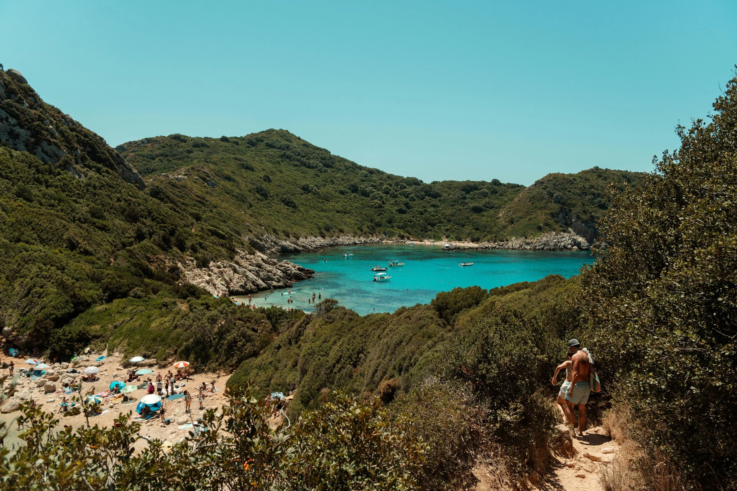 beautiful corfu greece