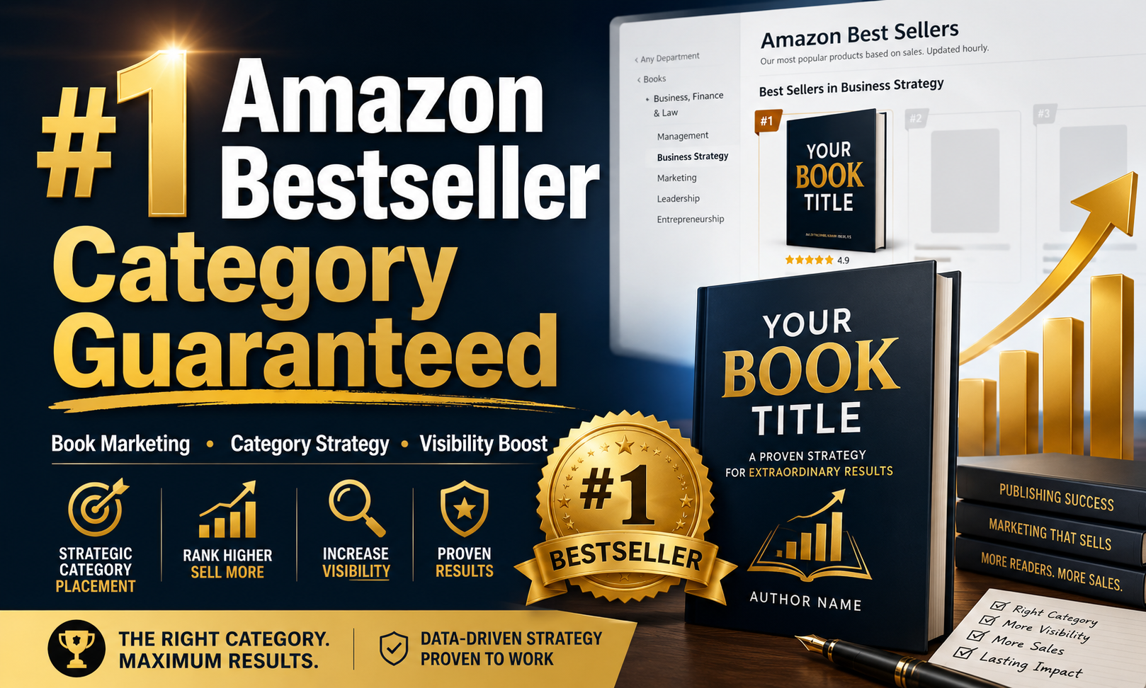 Guaranteed #1 Amazon Bestseller Achievement