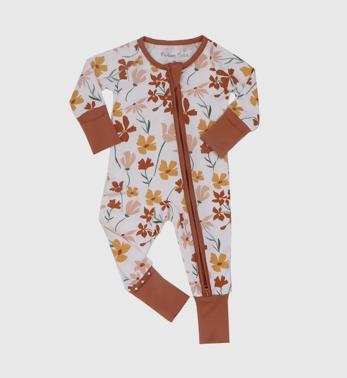 Autumn Blooms Bamboo Romper