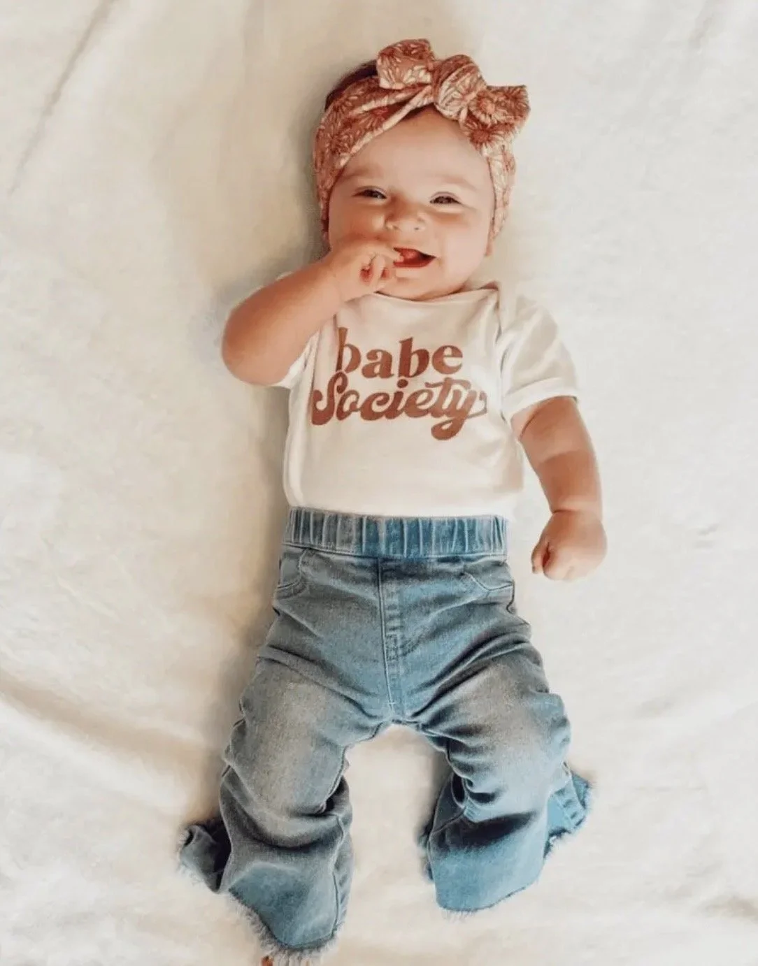 Denim Bell Bottoms- Light Wash