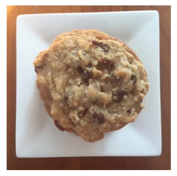 Coconut Chocolate Chip Cookies with Pecans (with coconut oil - YAY!)