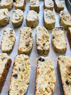 Biscotti Cookies after the oven- Corner of Yum