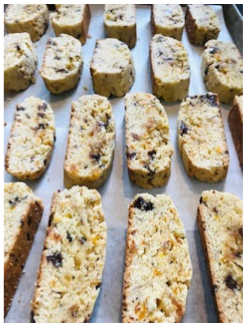 Apricot &amp; Almond Biscotti Cookies