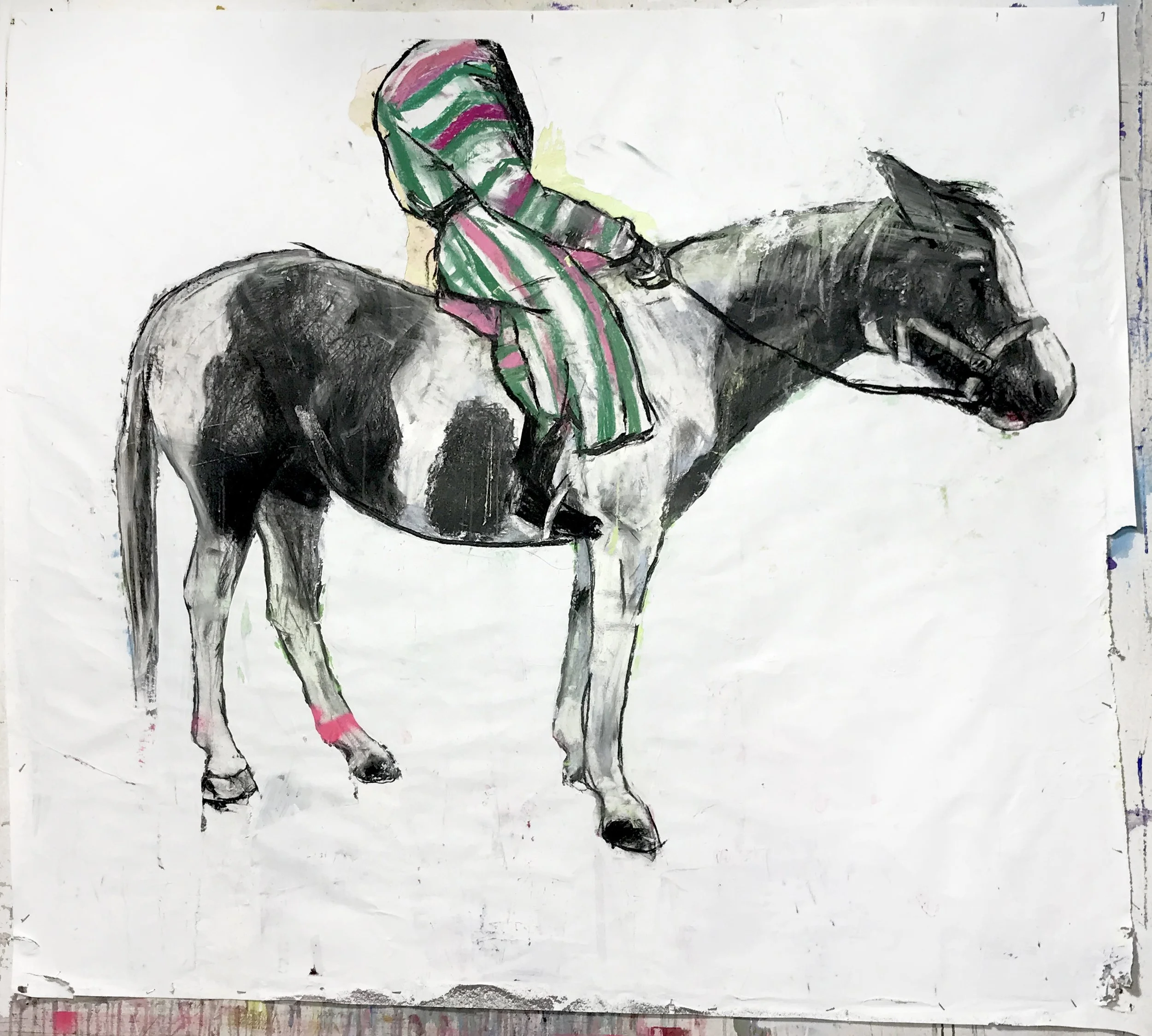 Guide Charcoal Acrylic Pastel 70inx55in