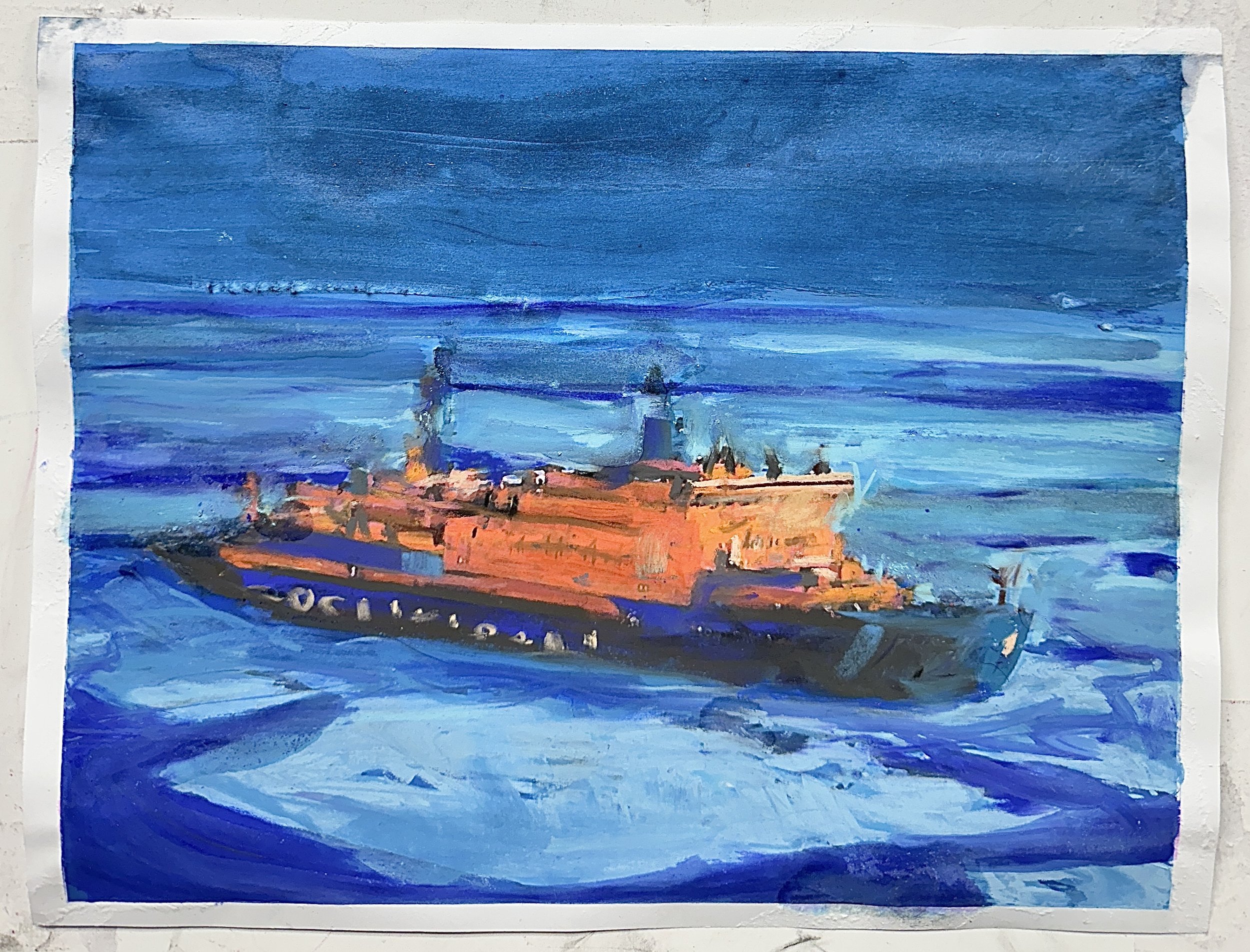 Icebreaker Pastel Watercolor 8inx10in