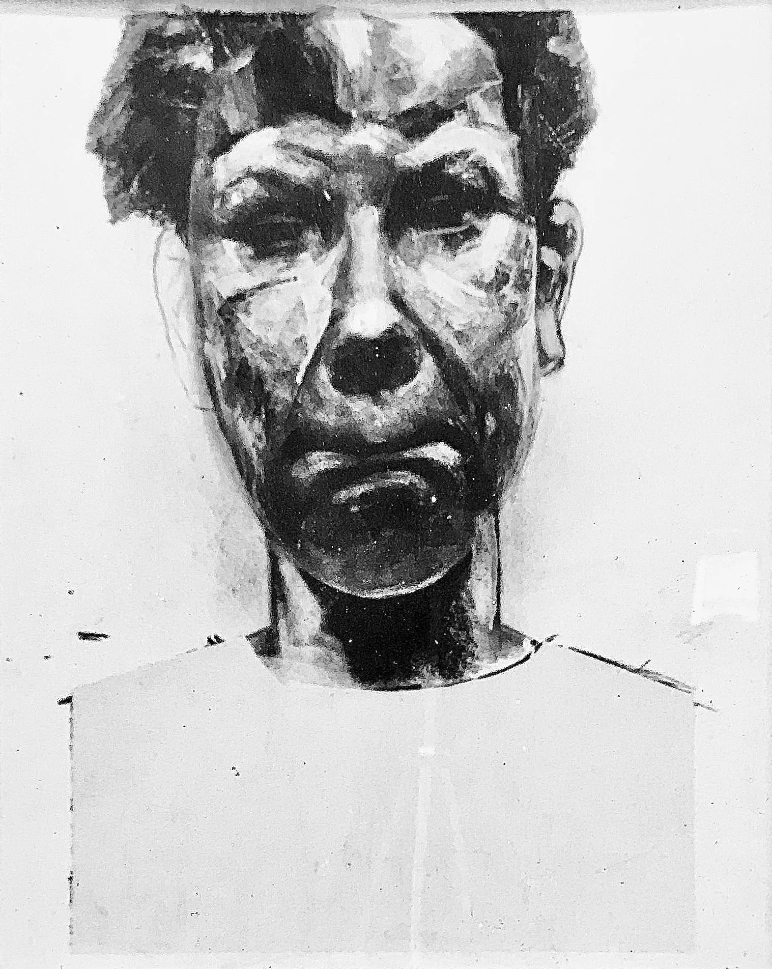 Hope Charcoal Acrylic On Museum Board 32inx40in